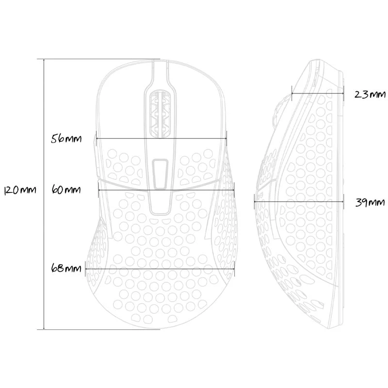 Xtrfy M4 RGB. Gaming-Maus. Weiß