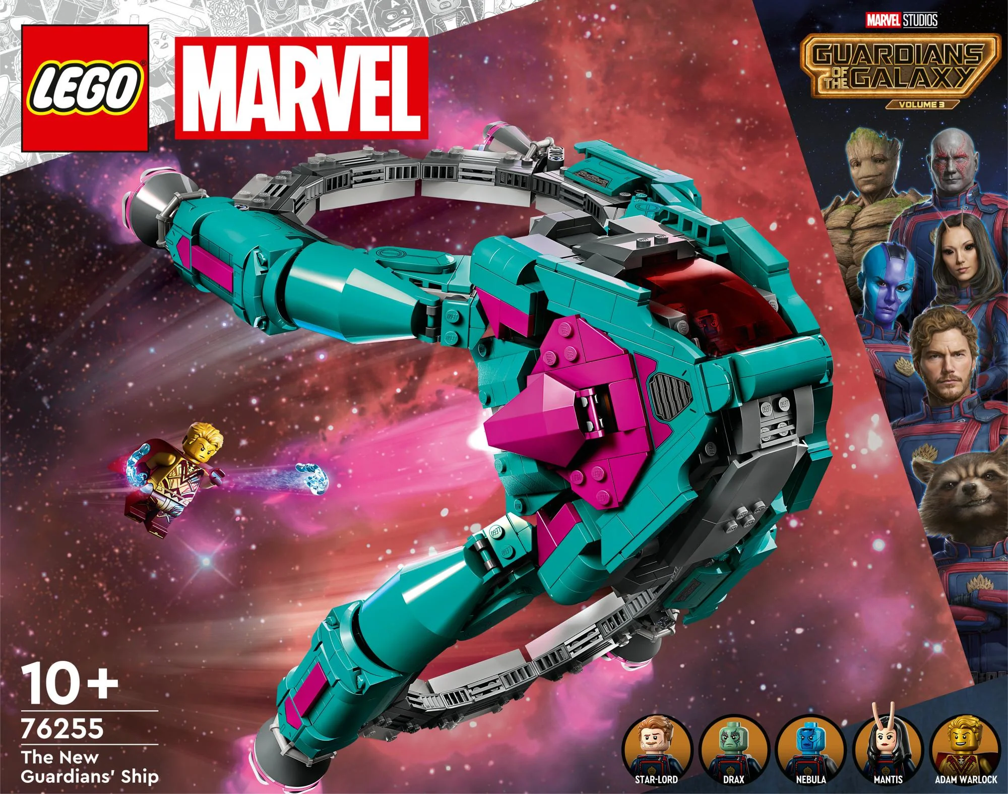 LEGO 76255 Marvel The Guardians New Ship