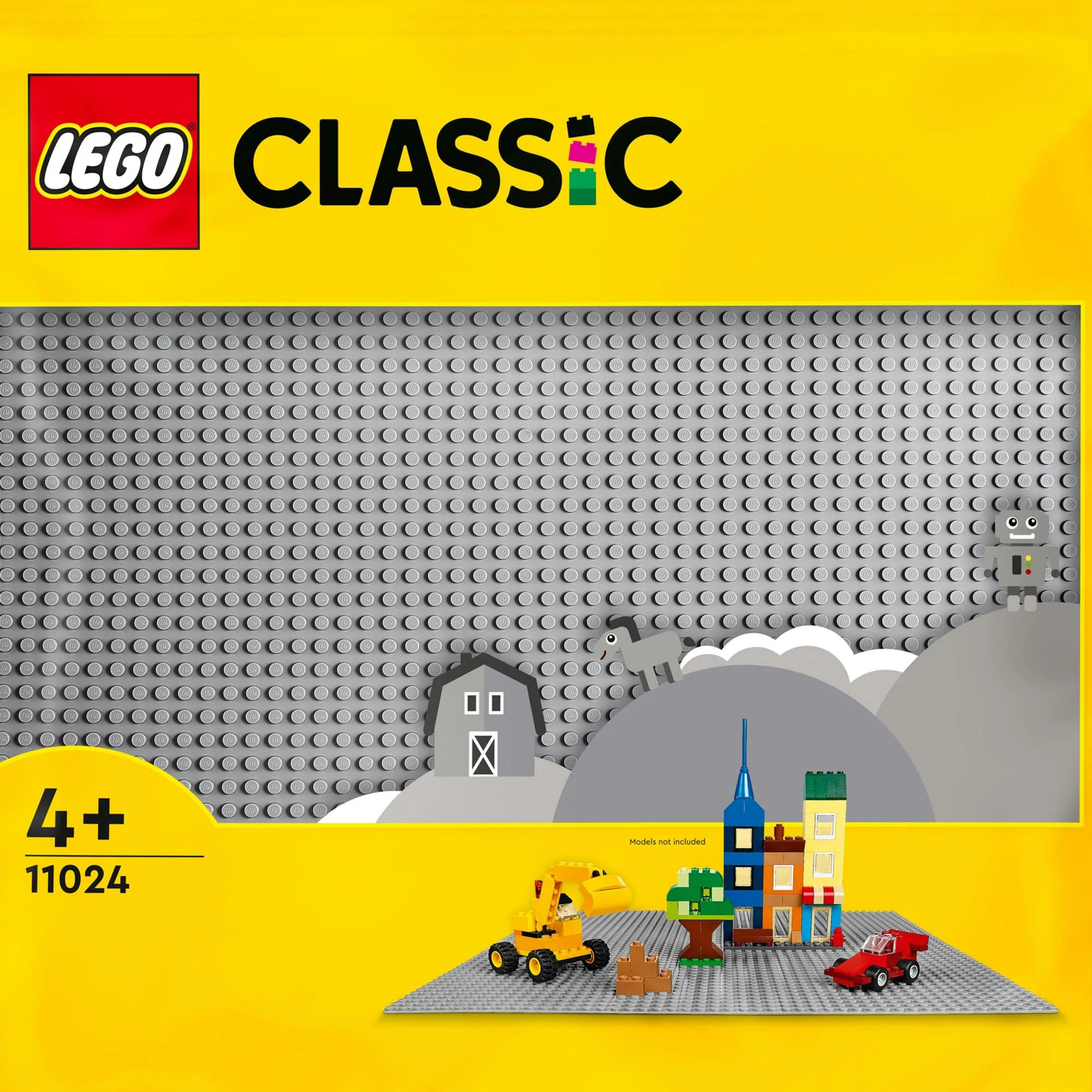 LEGO Classic - Grå Basisplade (11024)