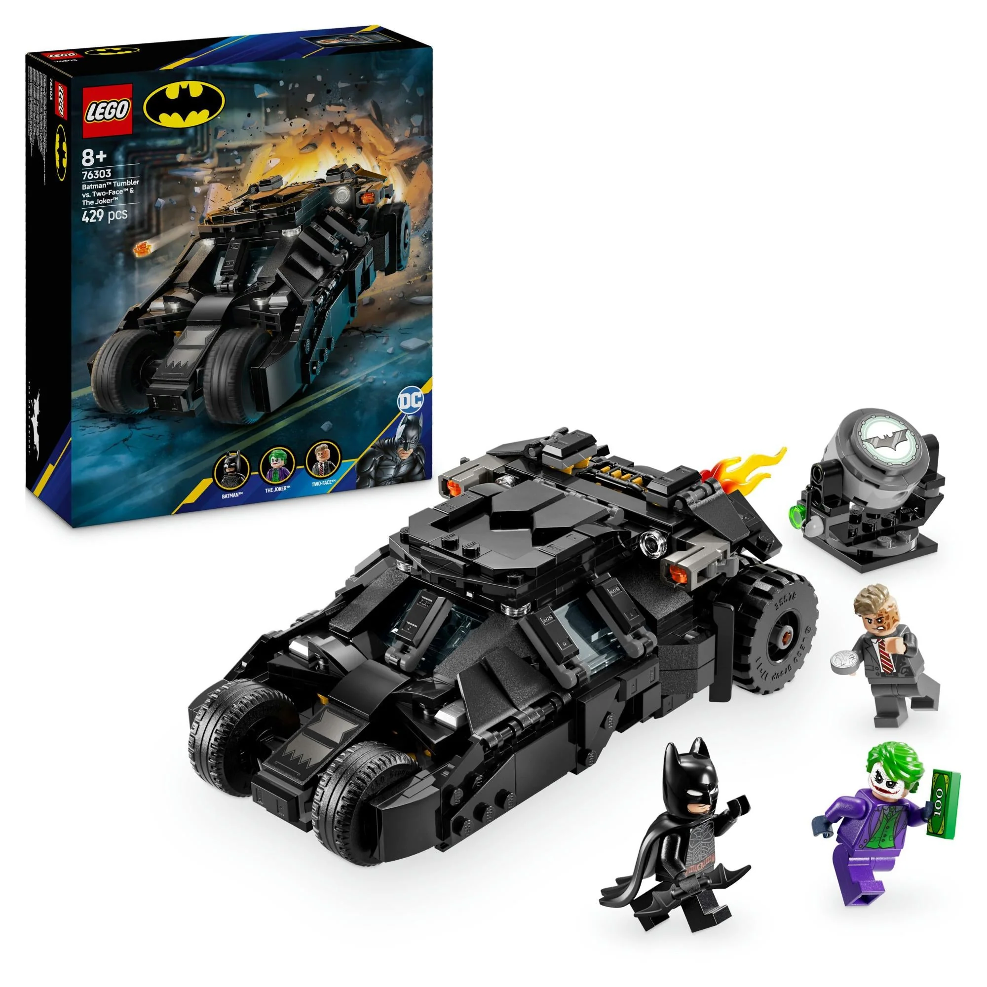 LEGO 76303 DC Super Heroes Batman Tumbler vs. Two Face & The Joker
