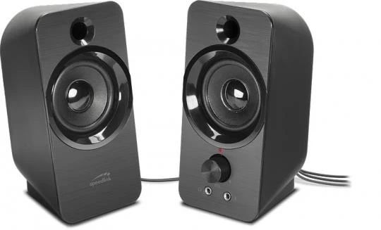 SpeedLink DAROC Stereo-Lautsprecher– Schwarz