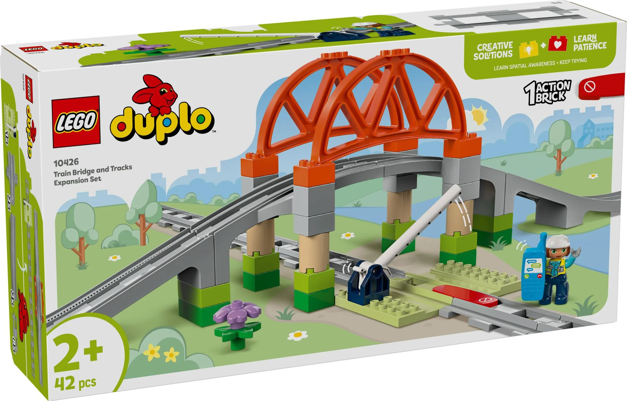 LEGO 10426 LEGO DUPLO Railway Bridge and Tracks - Expansion Set
