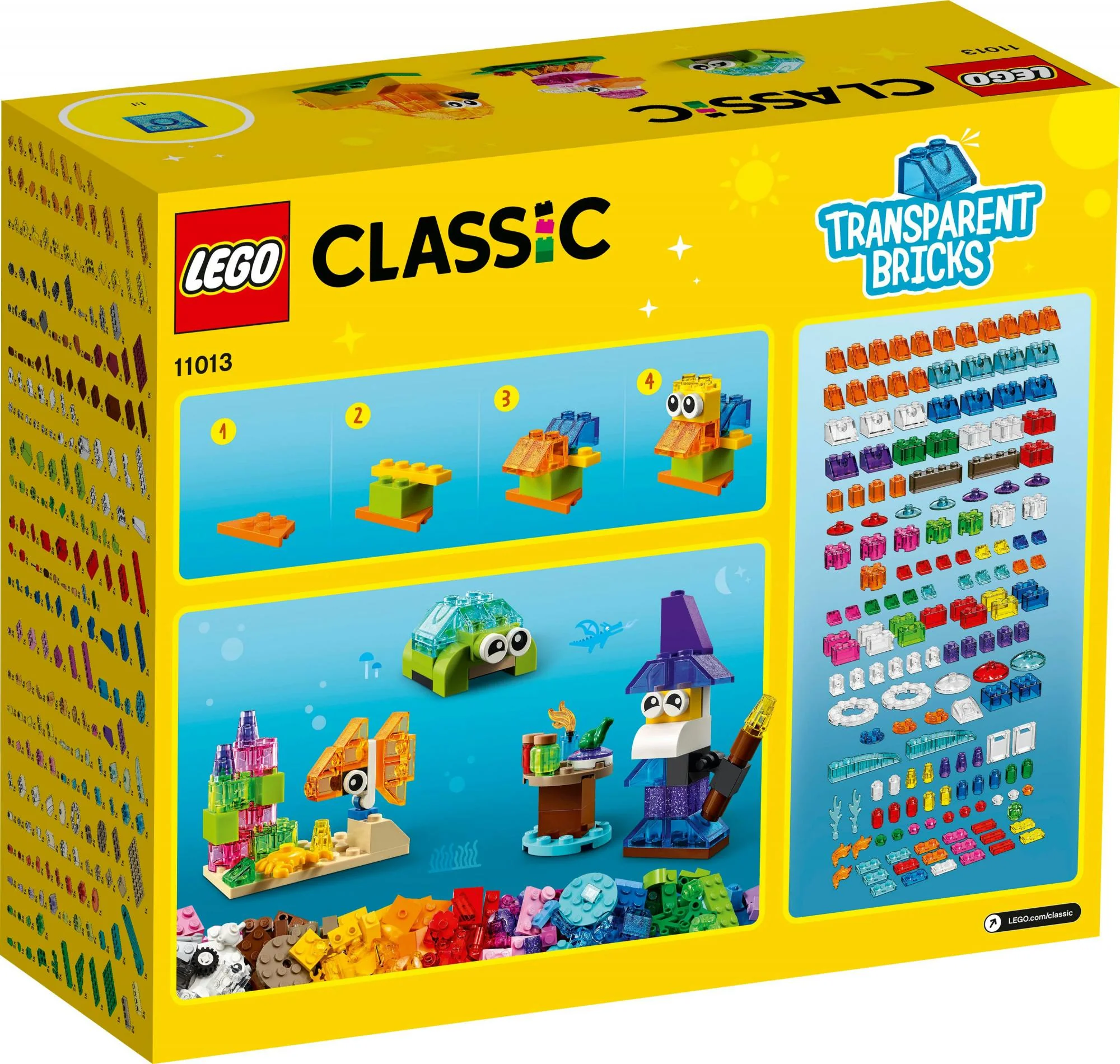 LEGO Classic - Kreative Gennemsigtige Koldser (11013)