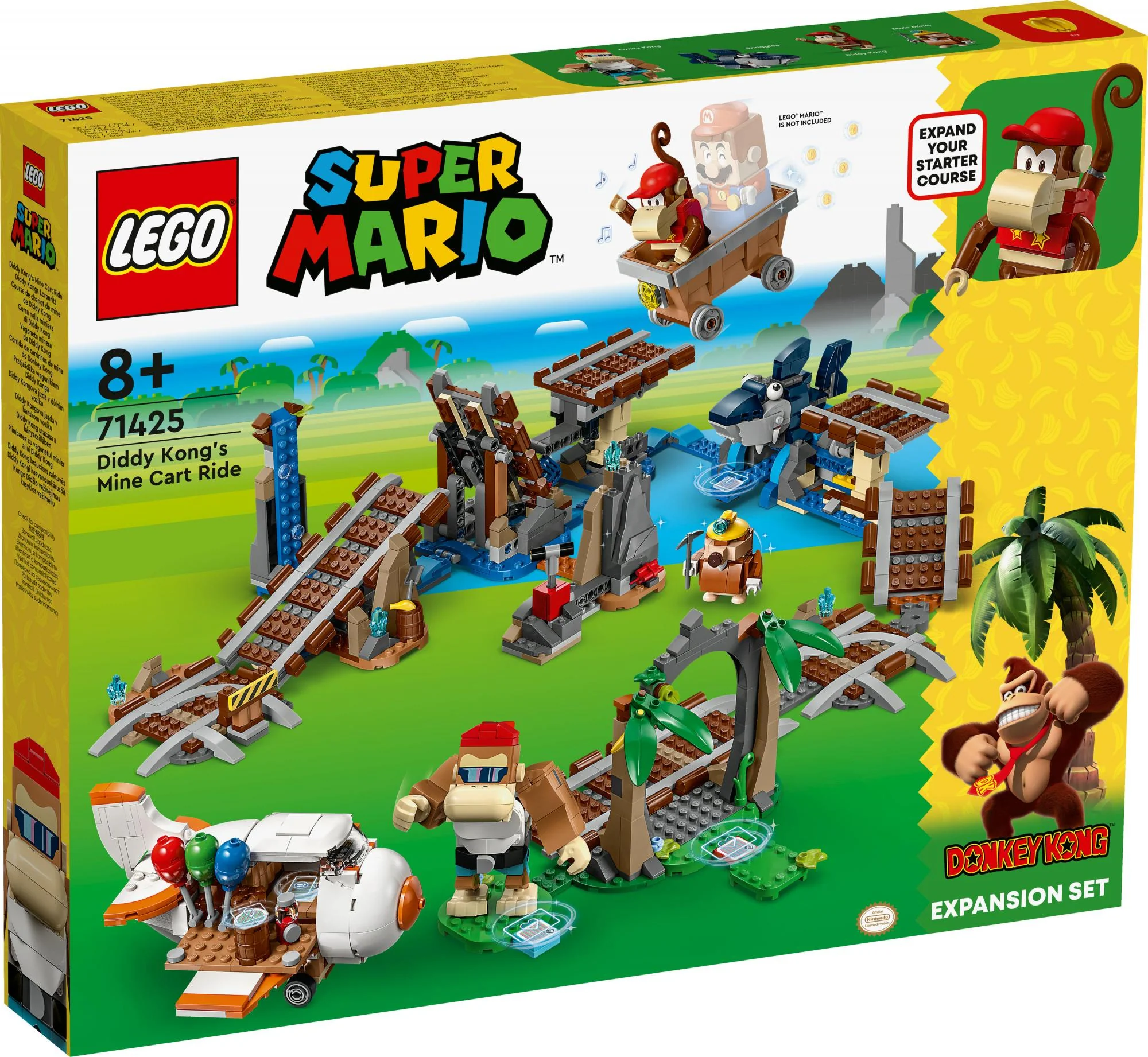 LEGO Super Mario - Diddy Kong's Mine Cart Ride Expansion Set (71425)