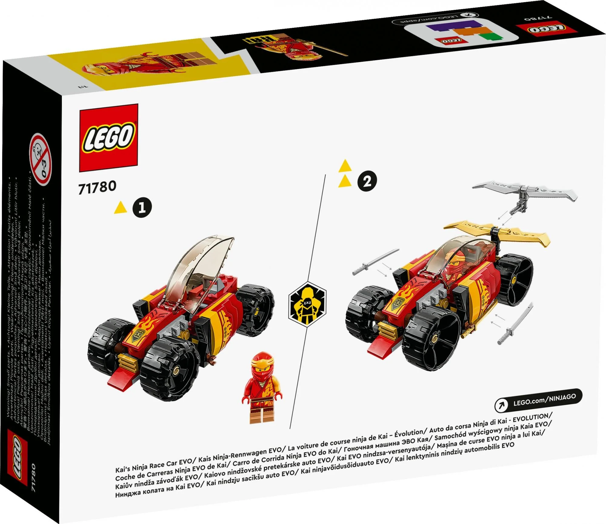 LEGO 71780 Ninjago Kais Ninja Racer EVO
