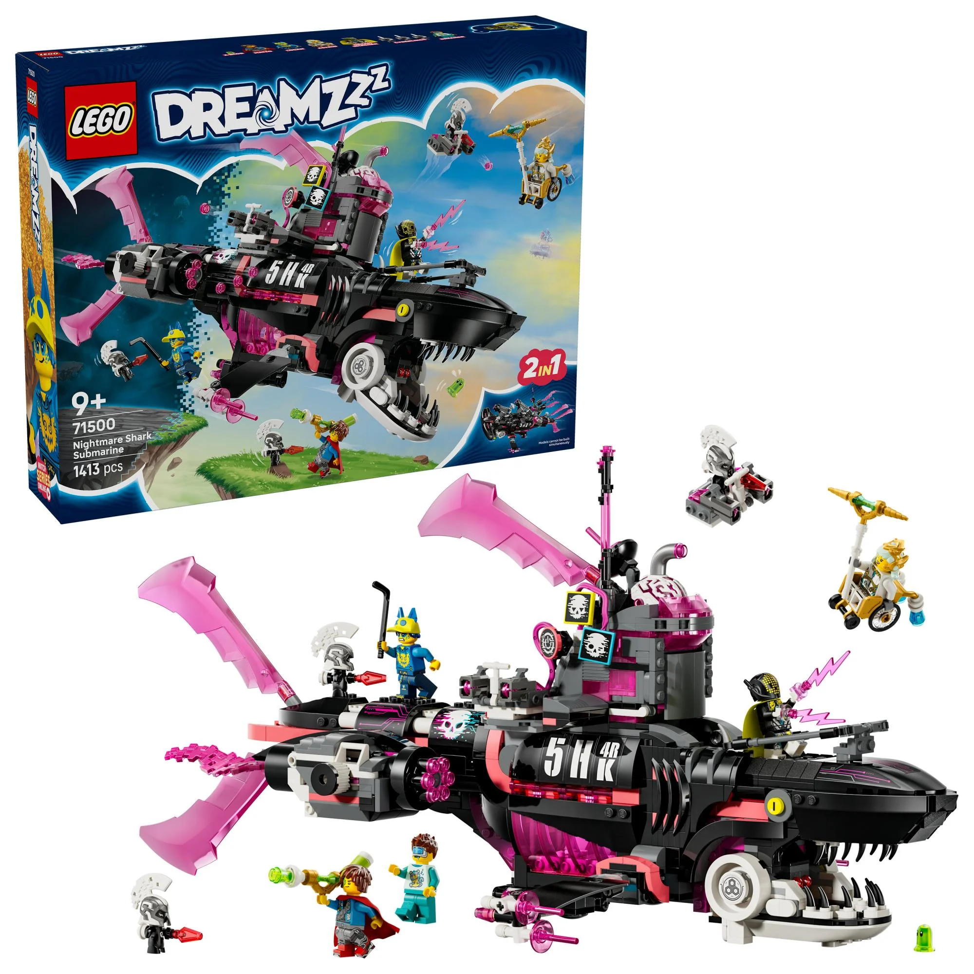 LEGO 71500 DREAMZz Nightmare Shark Submarine