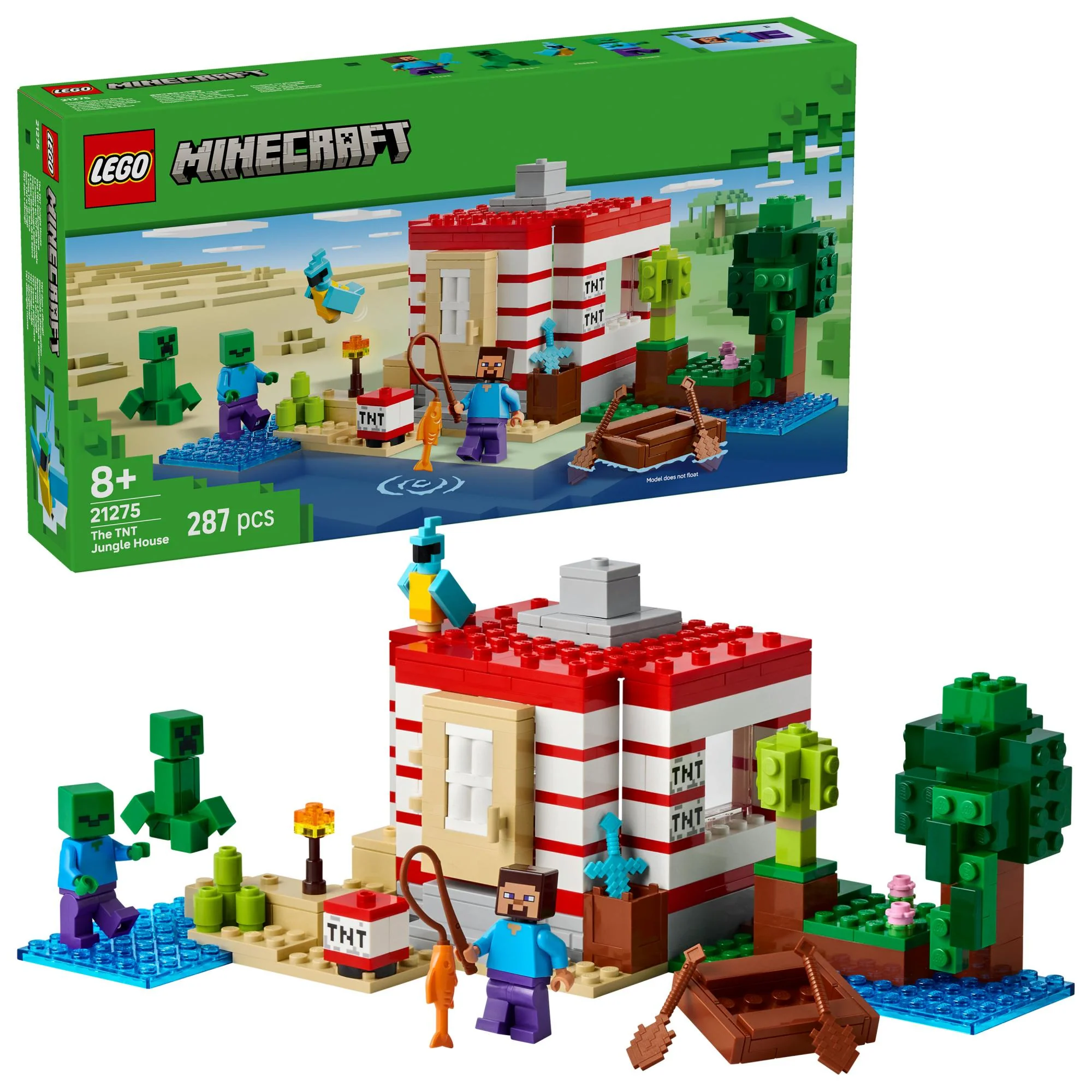 LEGO - Minecraft - The TNT Jungle House (21275)