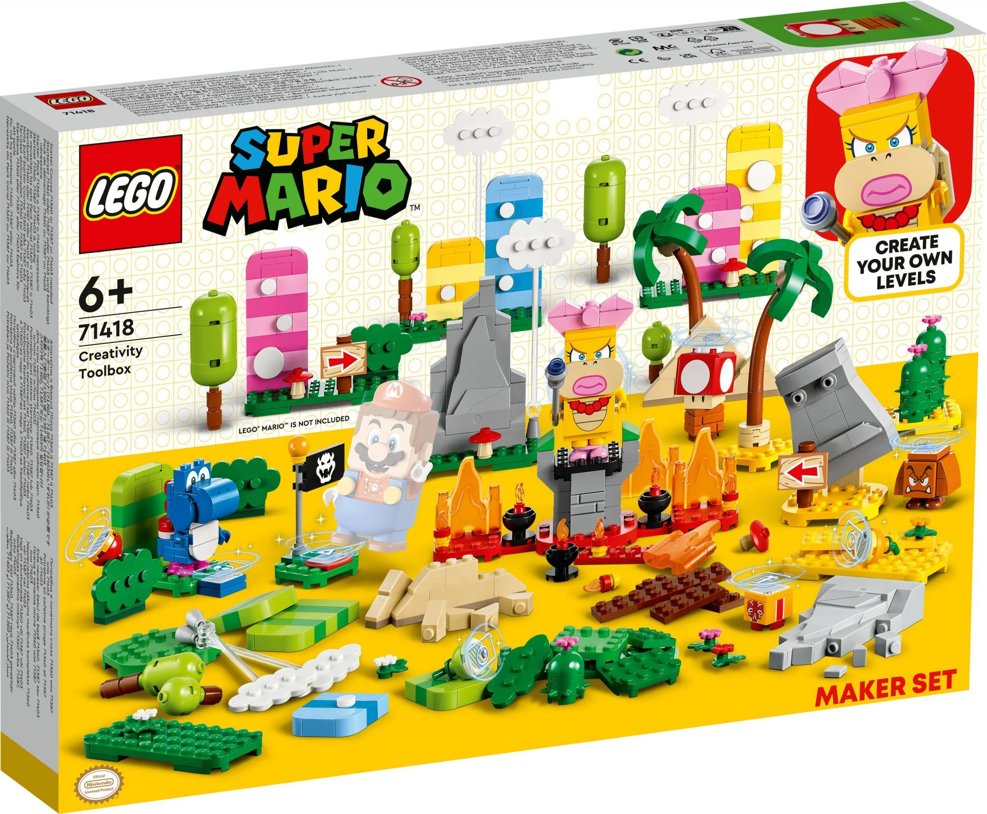 LEGO Super Mario 71418 Creativity Toolbox Maker Set