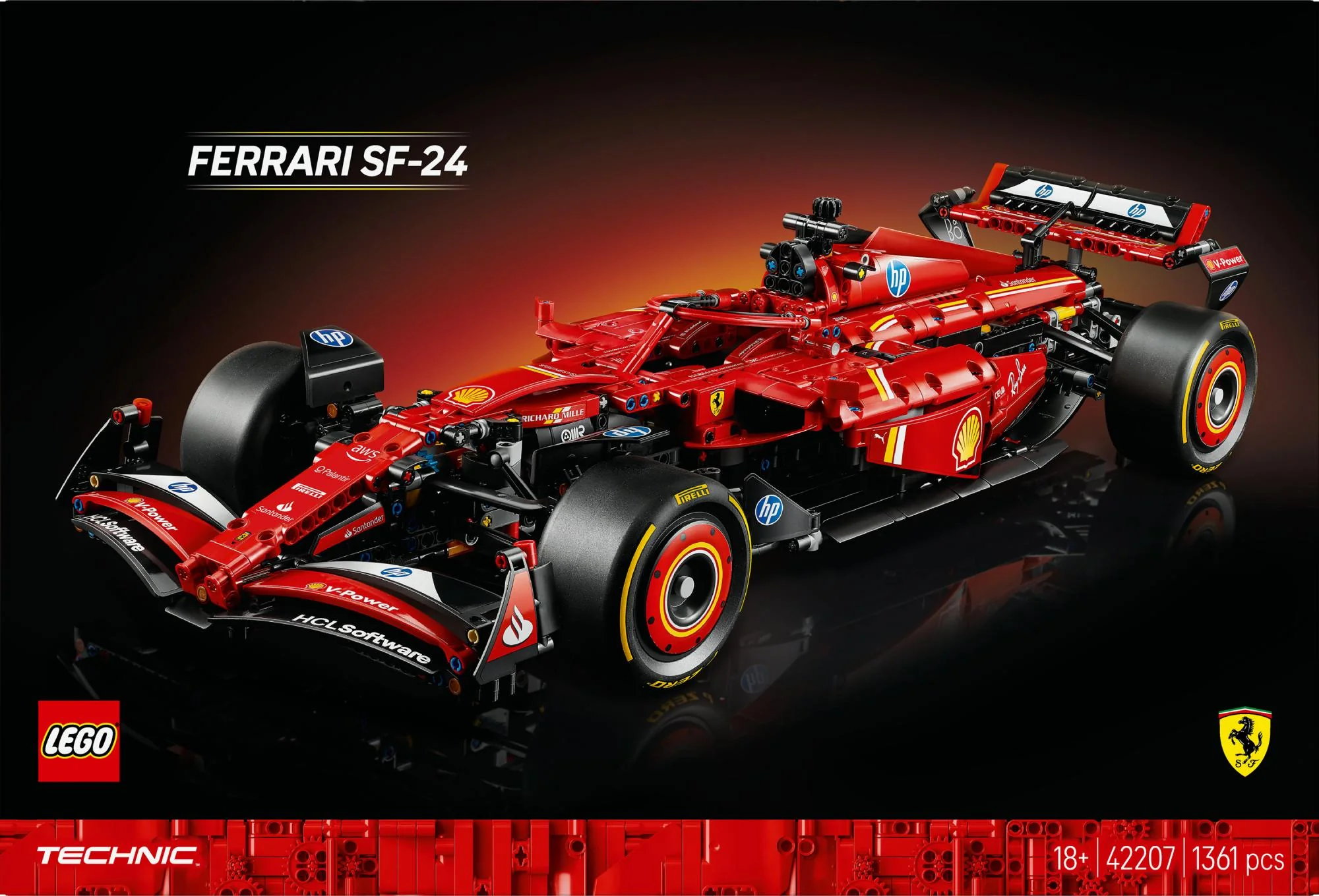 LEGO 42207 Technic Ferrari SF-24 F1 Racing Car