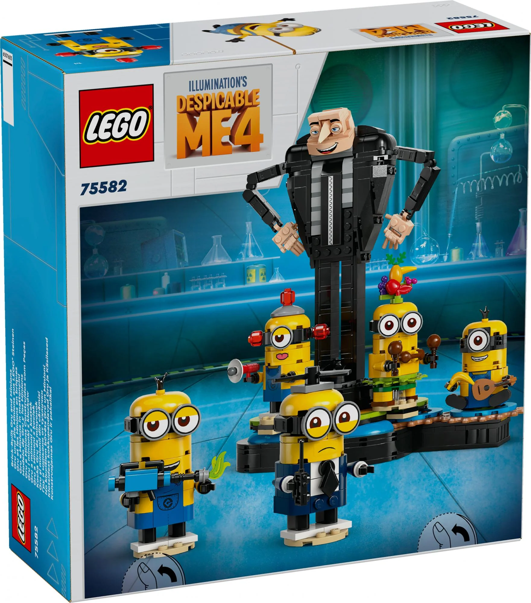 LEGO 75582 Minions Gru and the Minions made of LEGO bricks