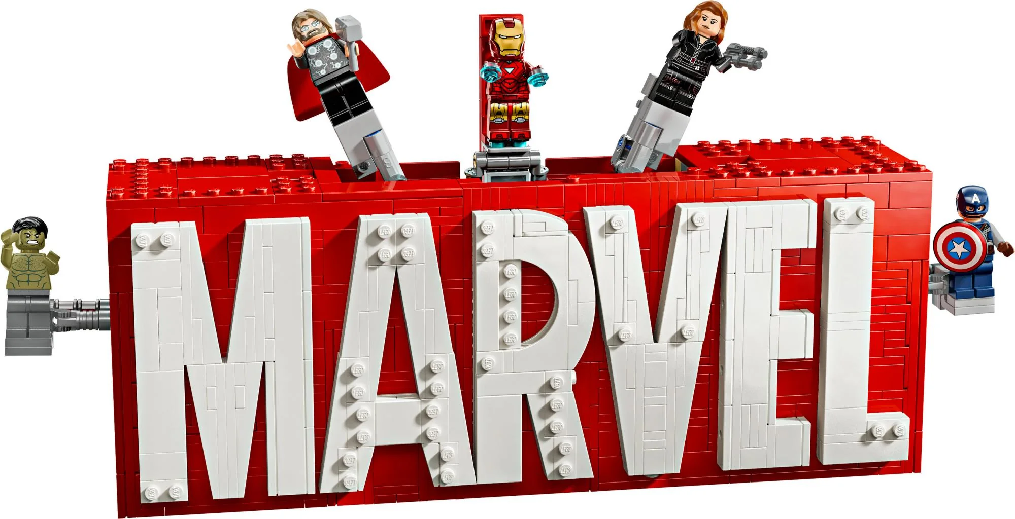 LEGO 76313 Marvel Logo & Minifigures
