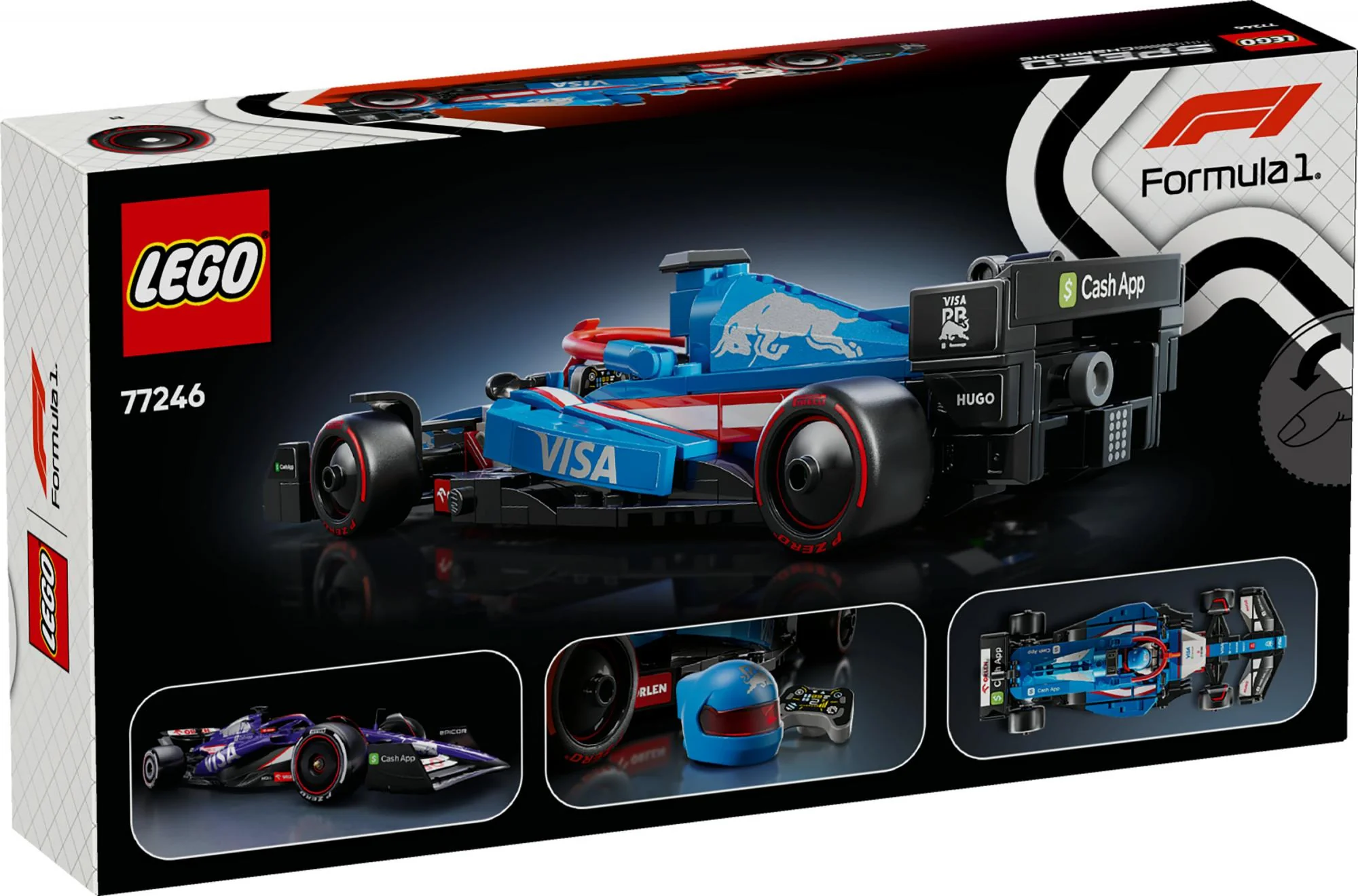 LEGO 77246 Speed Champions Visa Cash App RB VCARB 01 F1 Racing Car