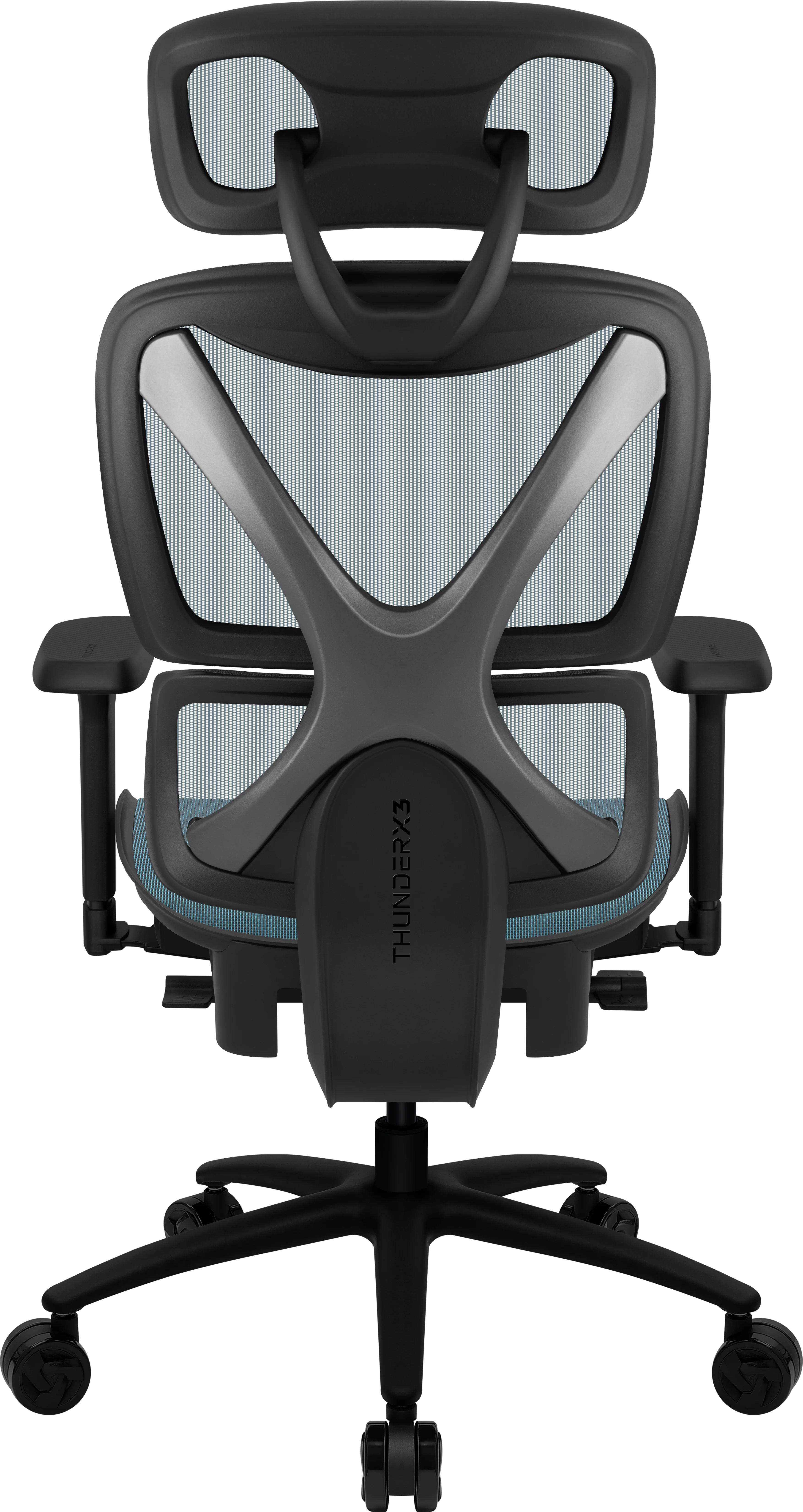 ThunderX3 XTC Mesh Chroma - mesh chair. 125 kg max. 3d armrest. class 4 gaslift