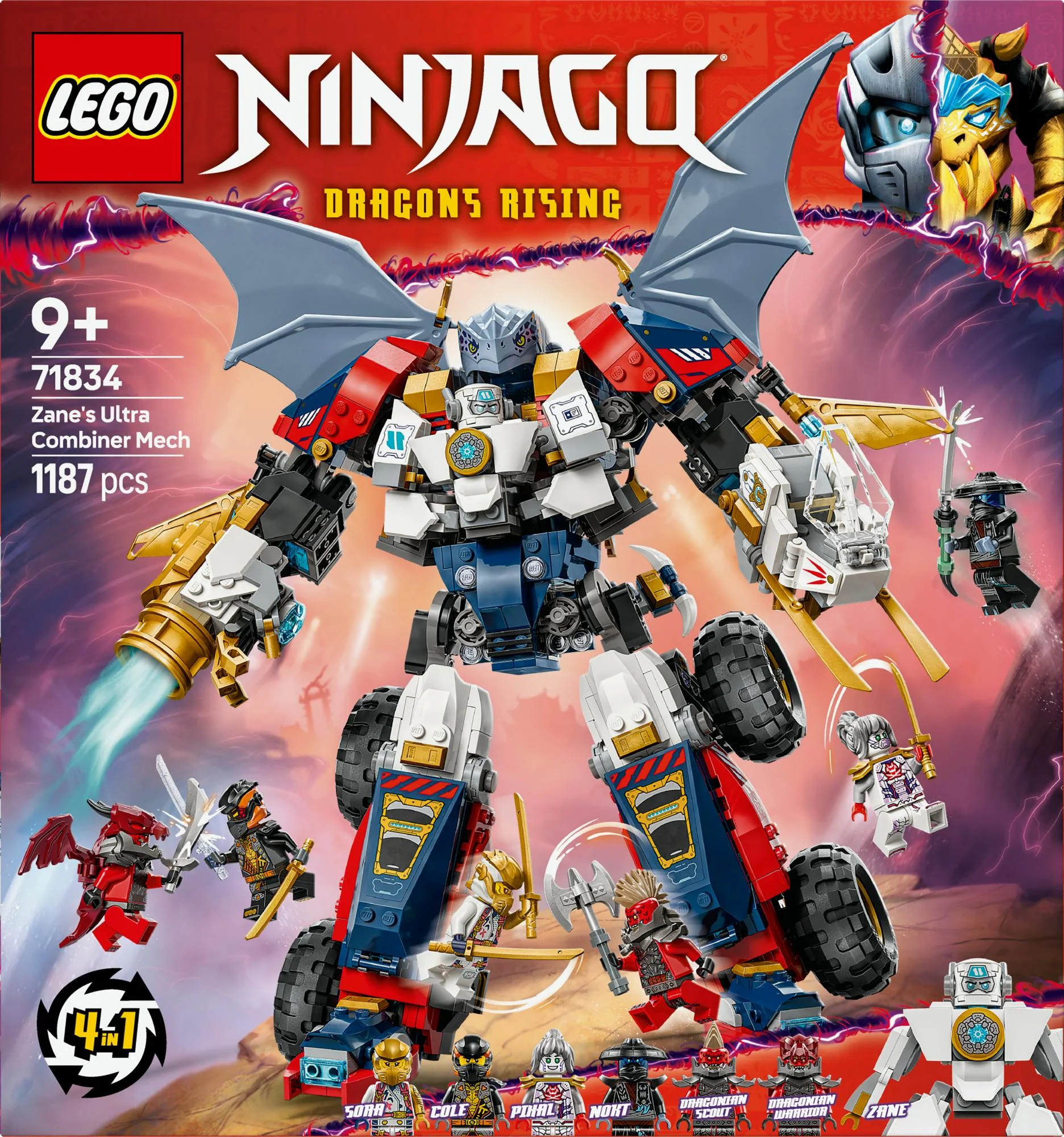 LEGO 71834 Ninjago Zane's Ultra Combo Mech