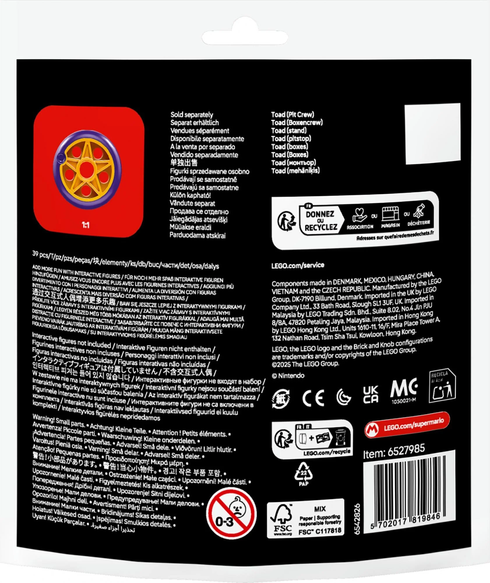 LEGO 30702 Mario Kart -Toad (Pit Crew)