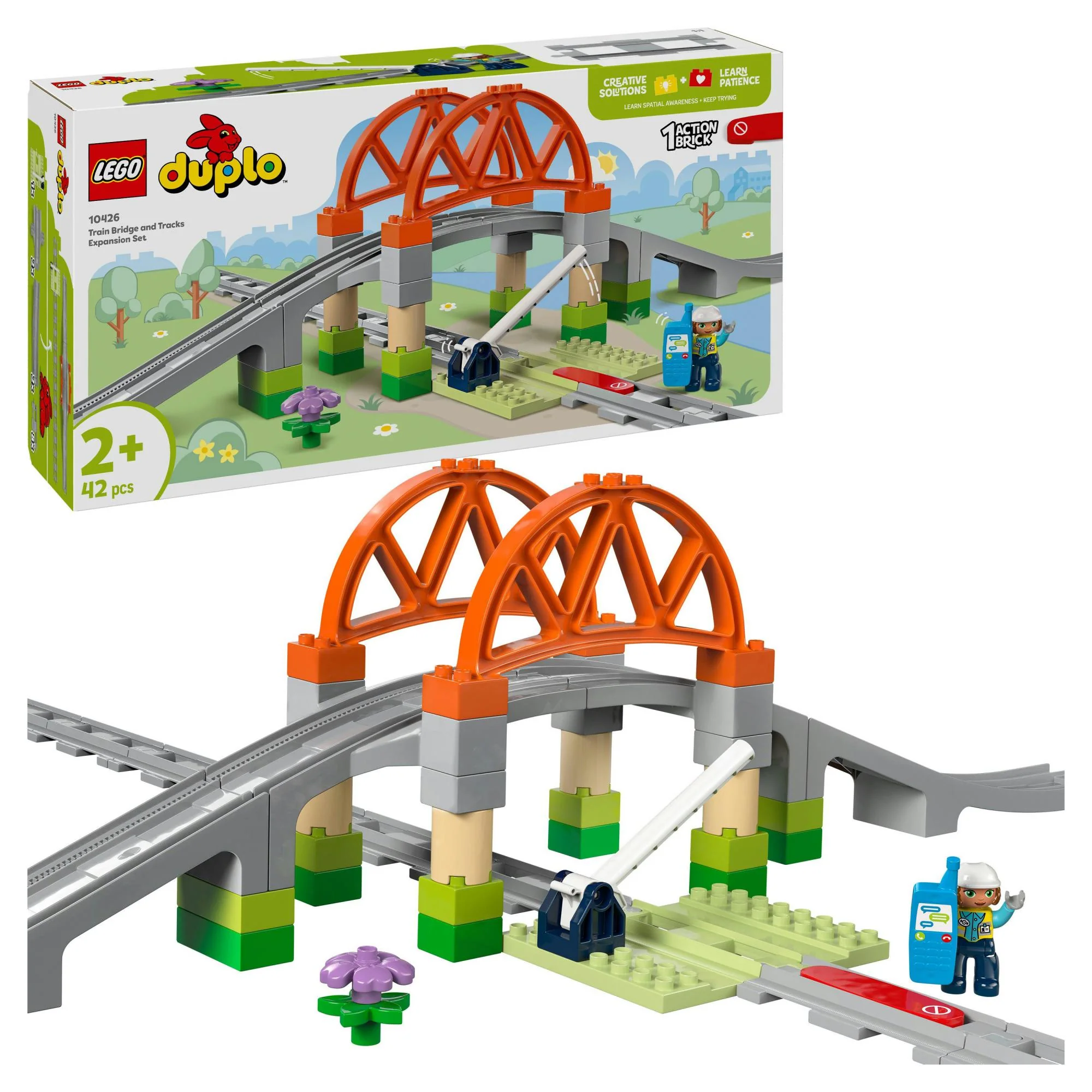 LEGO 10426 LEGO DUPLO Railway Bridge and Tracks - Expansion Set