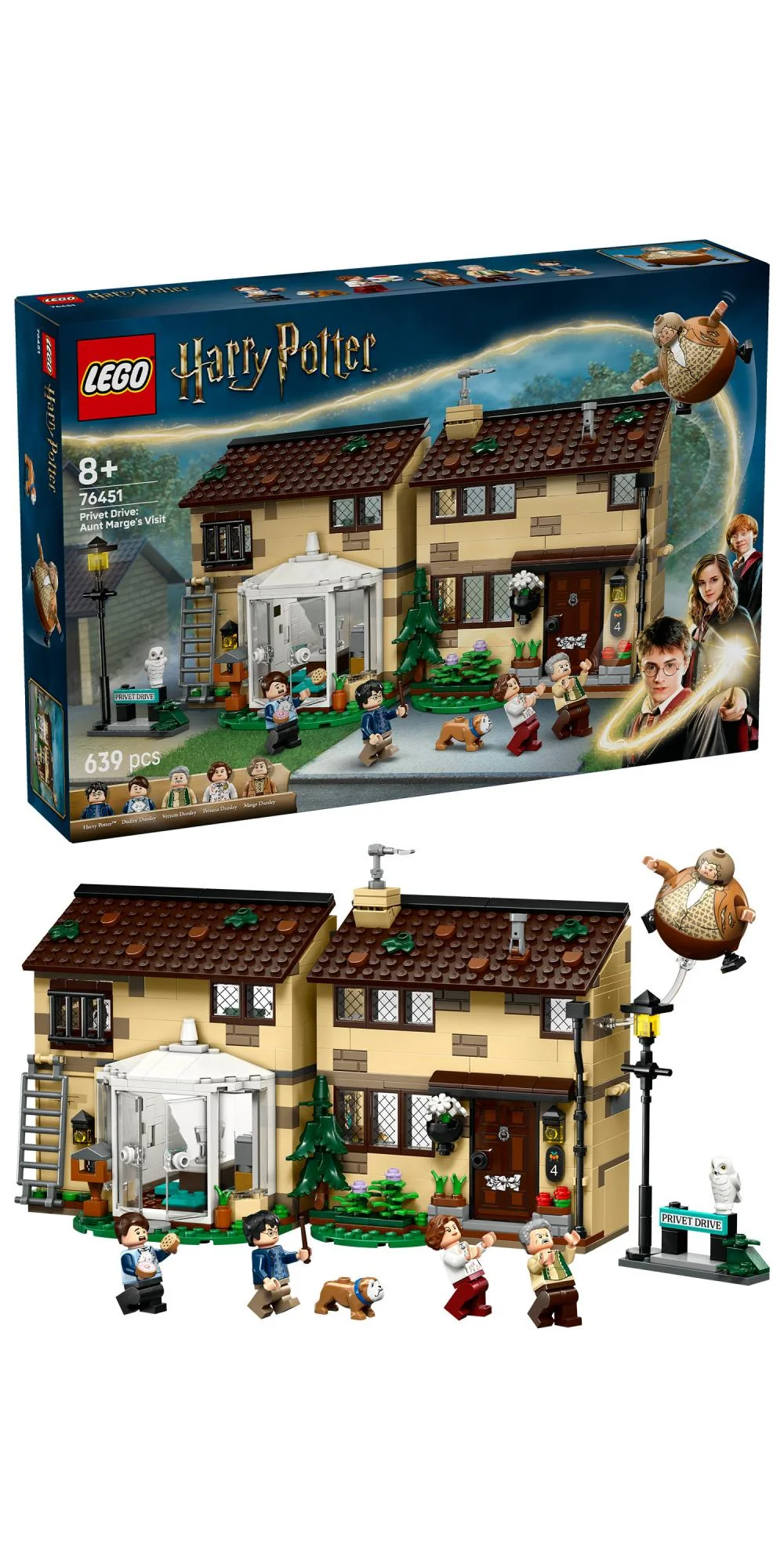 LEGO 76451 Harry Potter Privet Drive: Aunt Marge's Visit