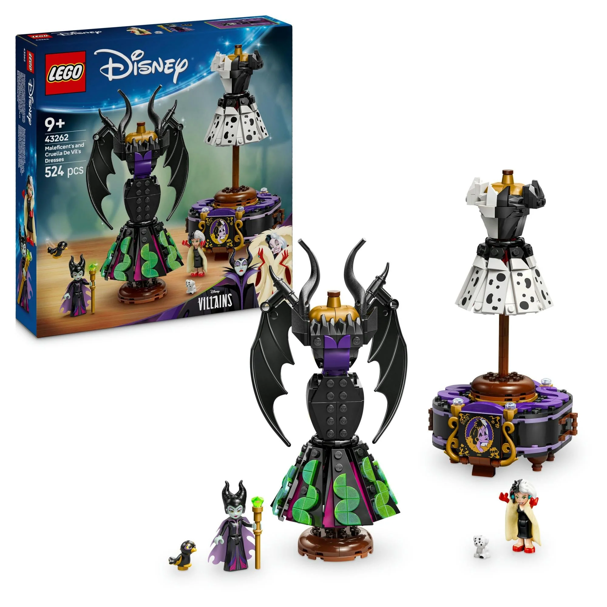 LEGO 43262 Disney Classic The Clothes of Maleficent & Cruella de Vil