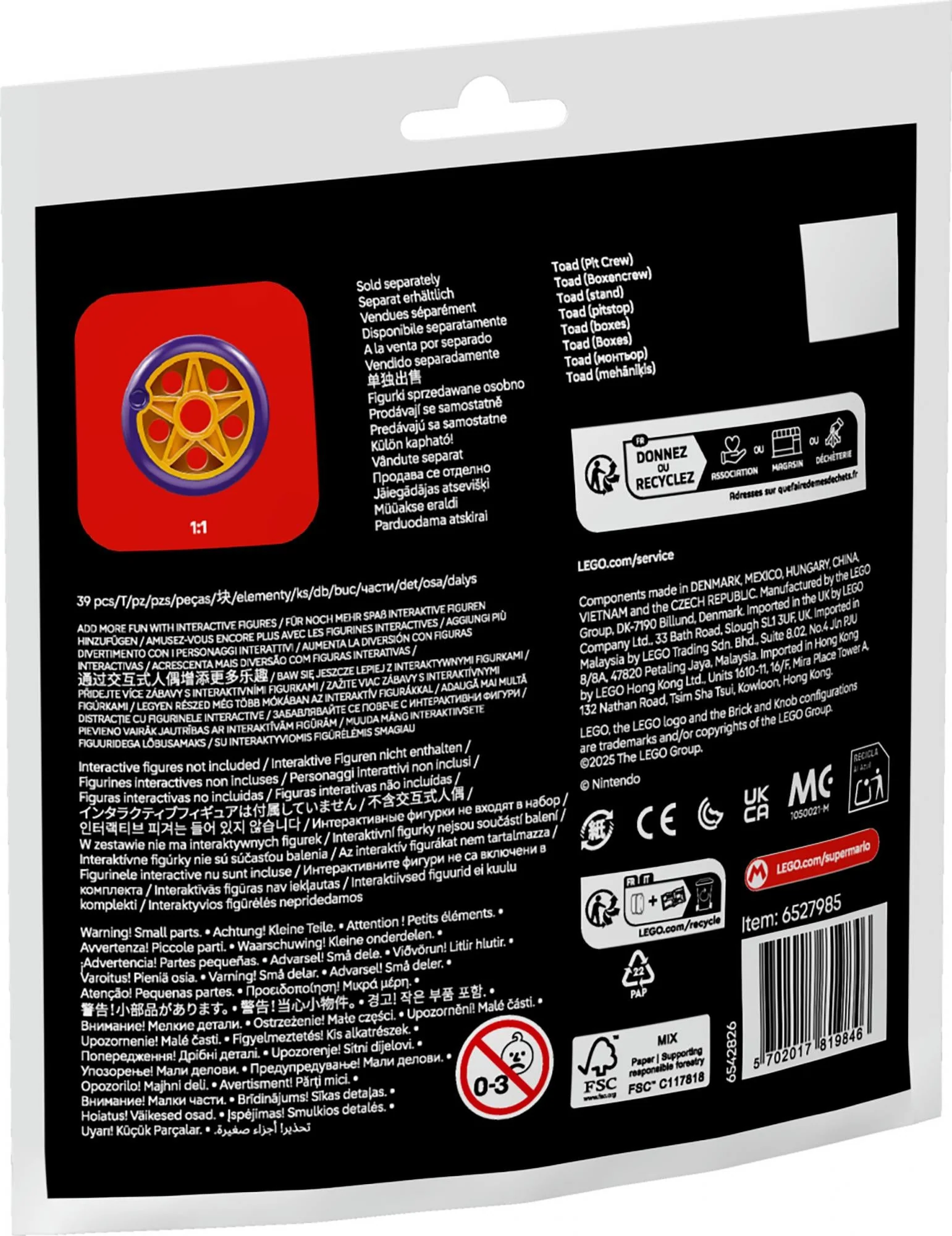 LEGO 30702 Mario Kart -Toad (Pit Crew)