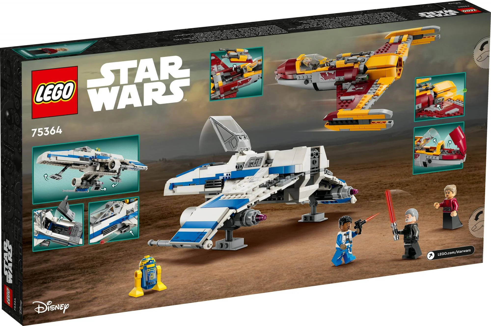 LEGO Star Wars - New Republic E-Wing™ vs. Shin Hati's Starfighter™ (75364)