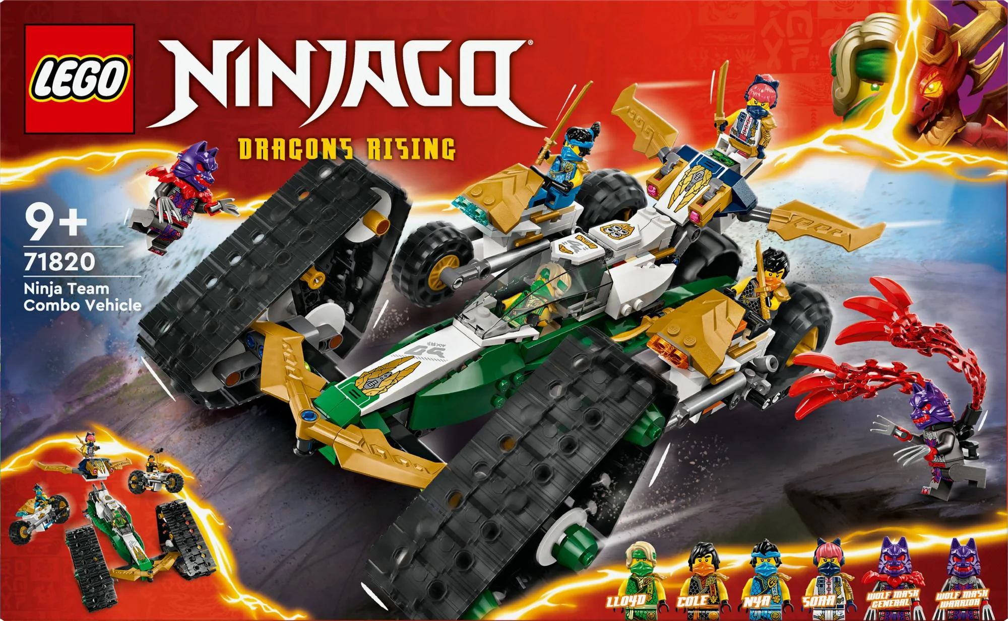 LEGO 71820 Ninjago Ninja Team Combi Crawler