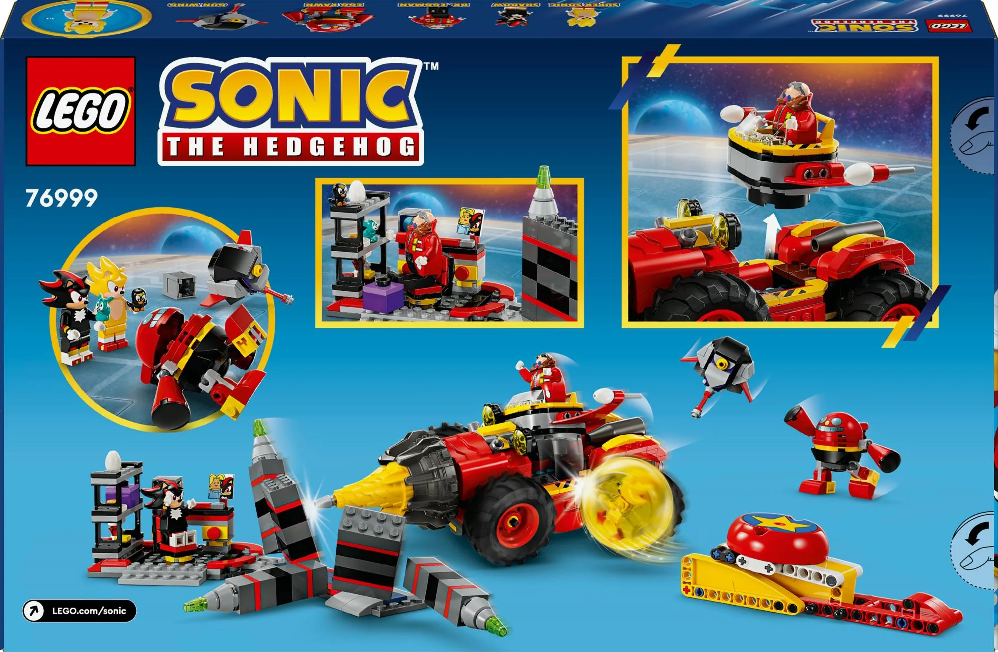 LEGO - Sonic - Super Sonic mod Egg Drillster (76999)