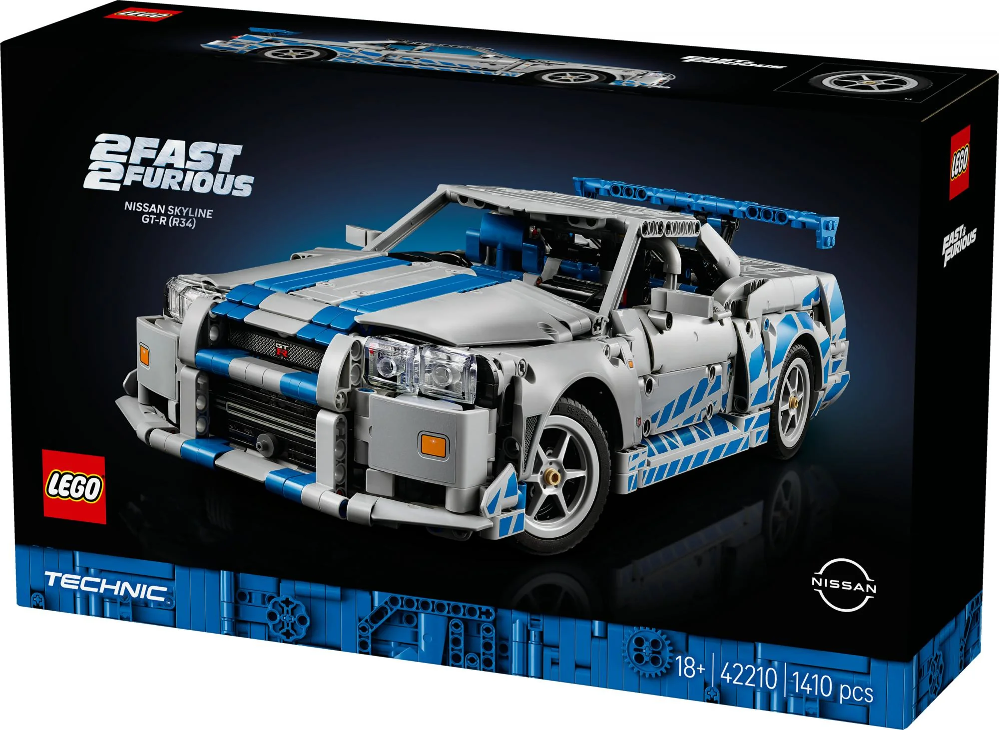 LEGO 42210 Technic 2 Fast 2 Furious Nissan Skyline GT-R(R34)