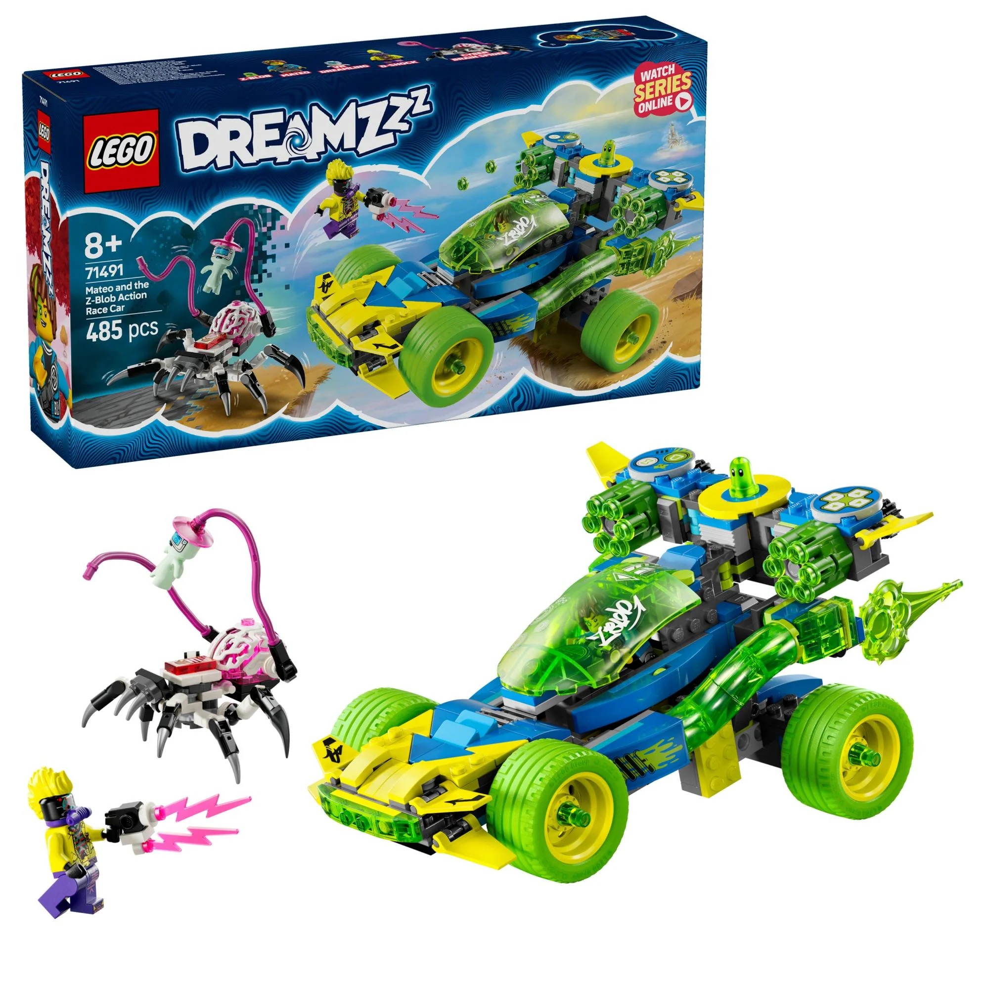 LEGO 71491 DREAMZzz Mateo with the Z-Blob Action Racing car