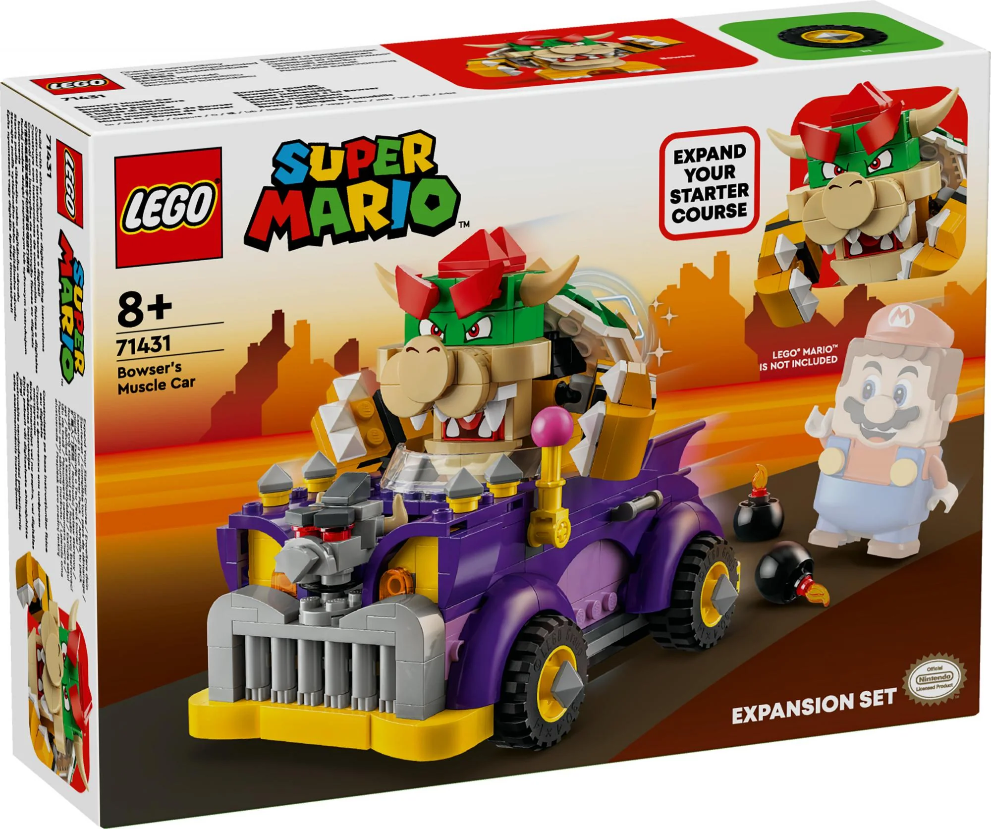 LEGO Super Mario - Bowser's Muscle Car Expansion Set (71431)