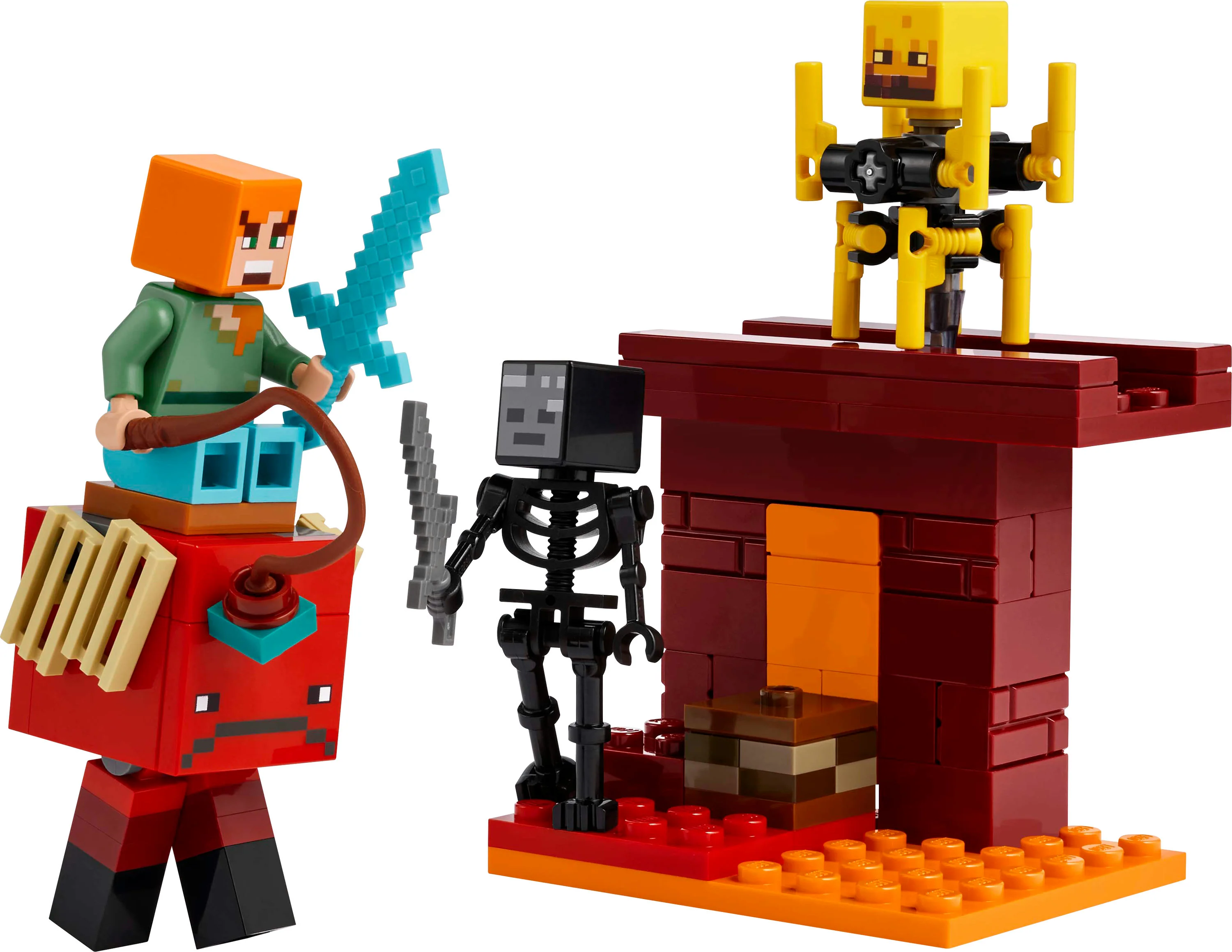 LEGO 21266 Minecraft The Lava Duel in the Nether