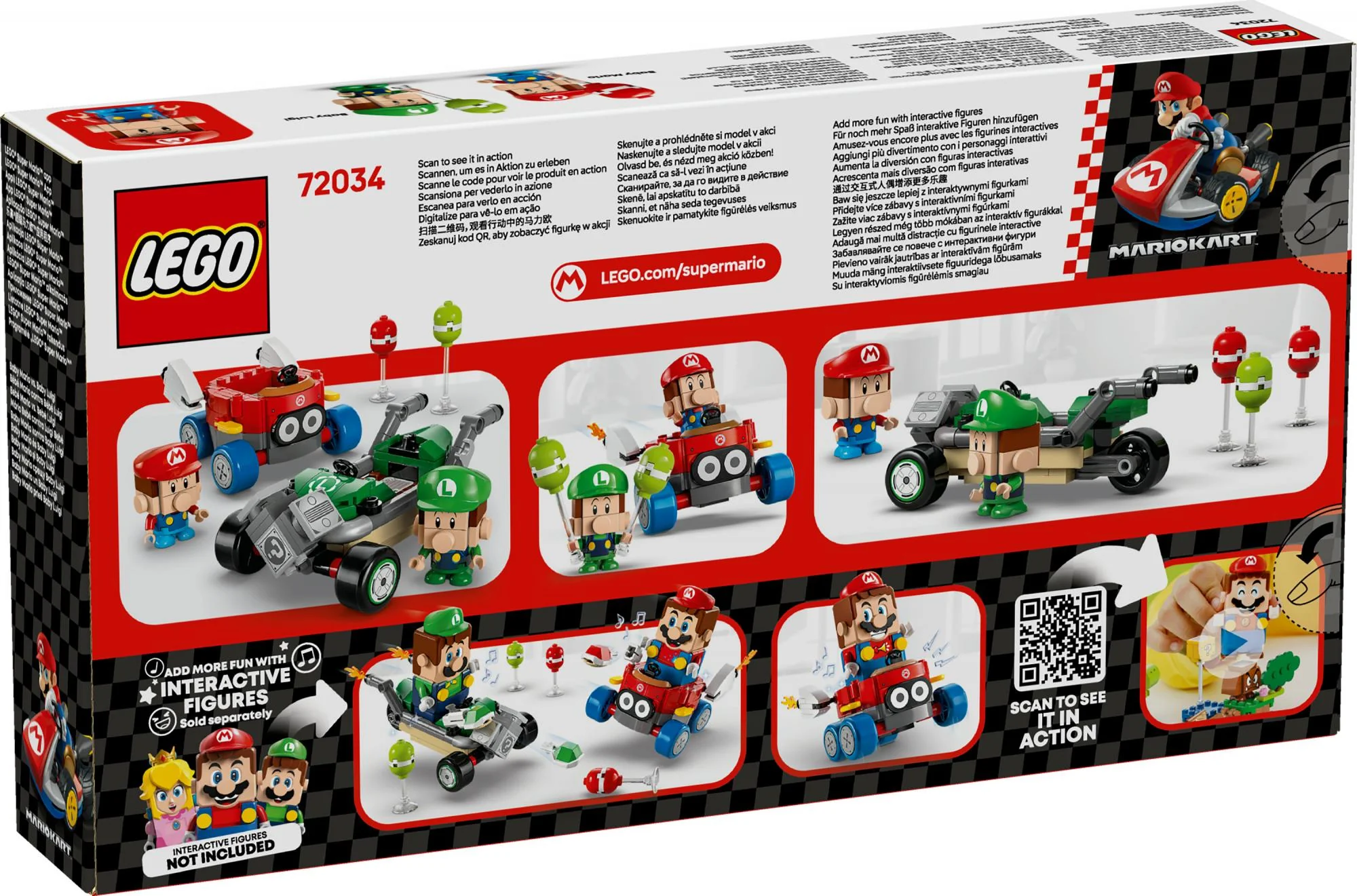 LEGO 72034 Super Mario - Mario Kart: Baby Mario vs. Baby Luigi