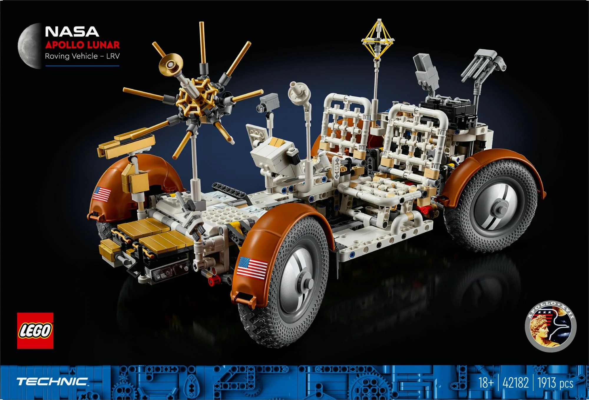 LEGO 42182 Technic NASA Apollo Lunar Roving Vehicle (LRV)