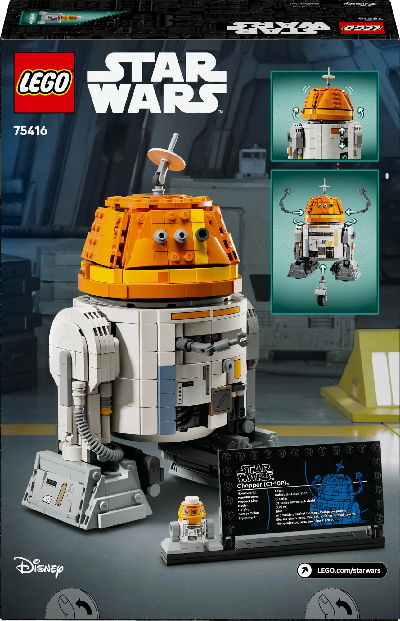 LEGO 75416 Star Wars Astromech Droid Chopper (C1-10P)