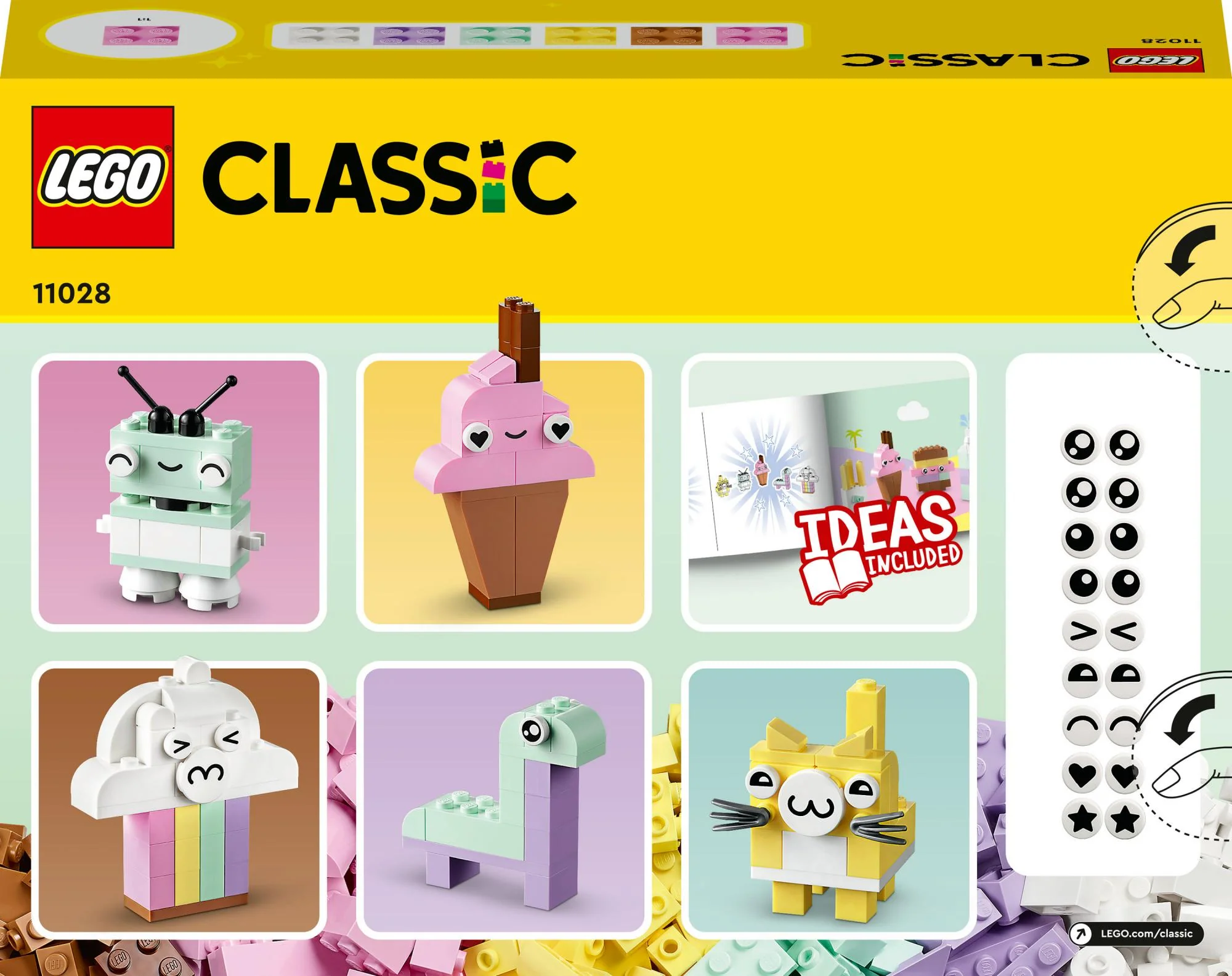 LEGO Classic - Kreativ Pastel sjov (11028)