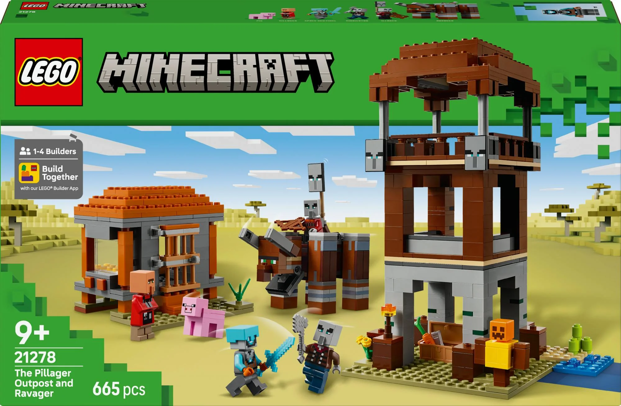 LEGO - Minecraft - The Pillager Outpost and Ravager (21278)