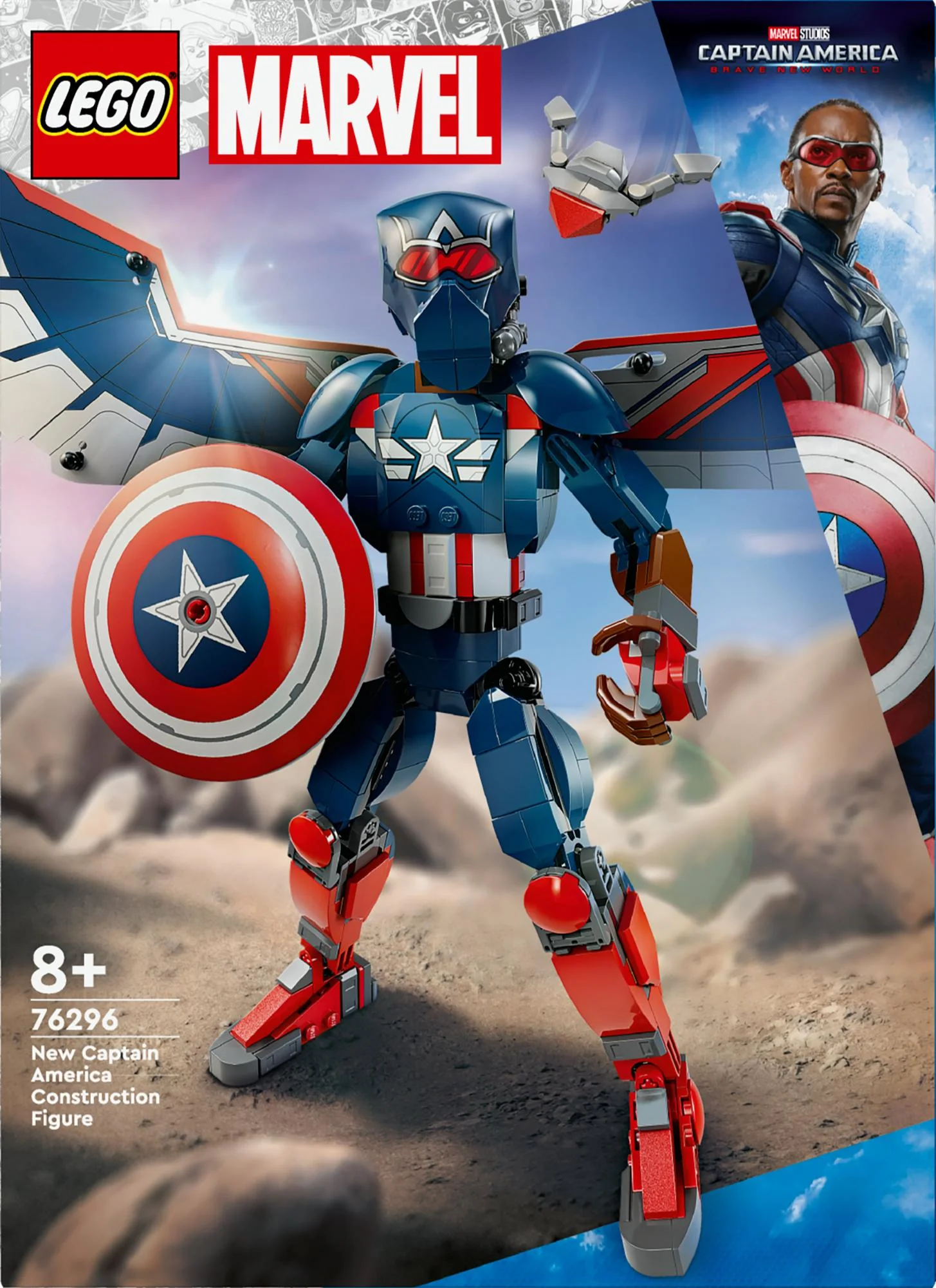 LEGO 76296 Marvel Super Heroes New Captain America Building Figure
