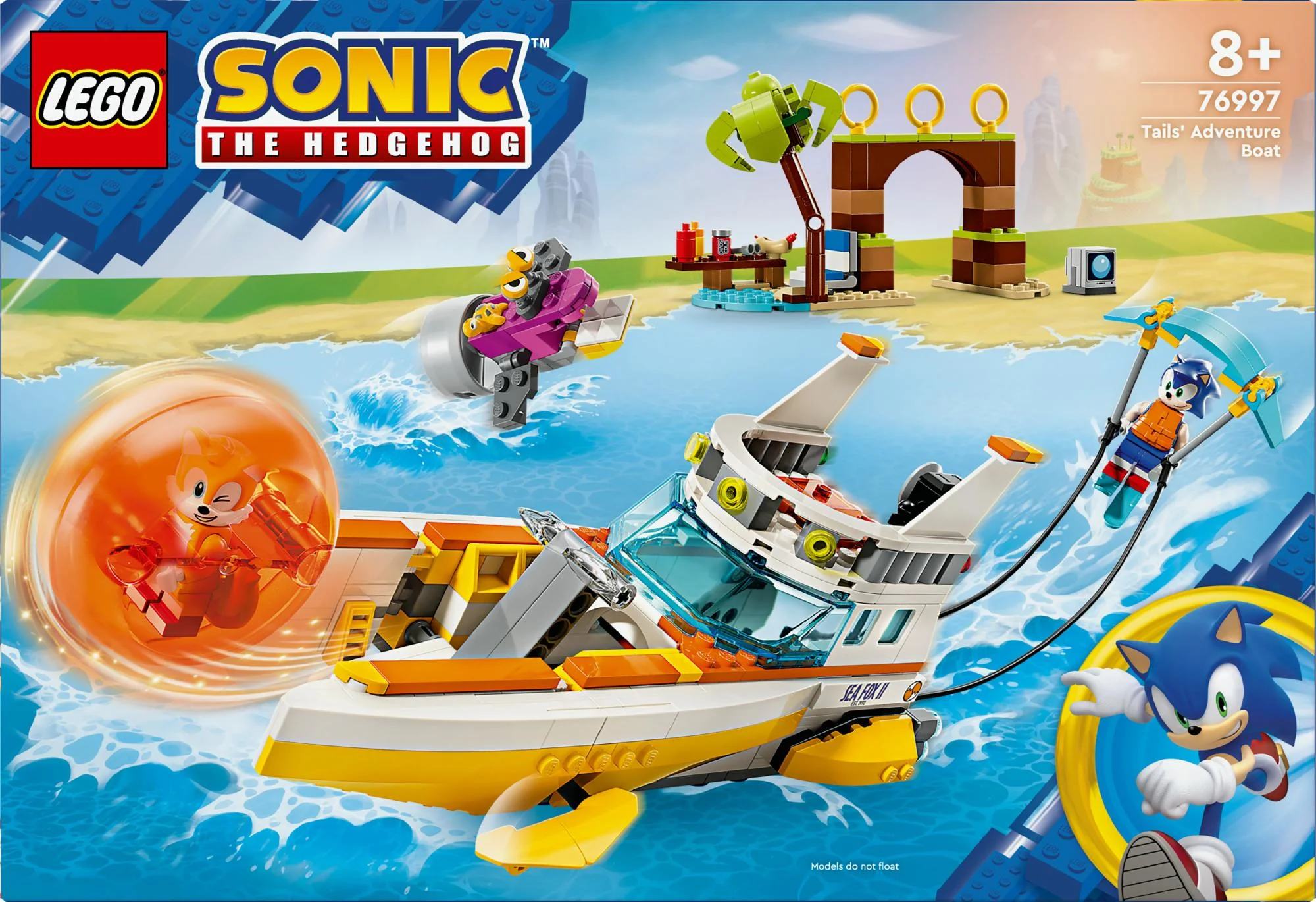 LEGO Sonic: Tails' Adventure Boat (76997)