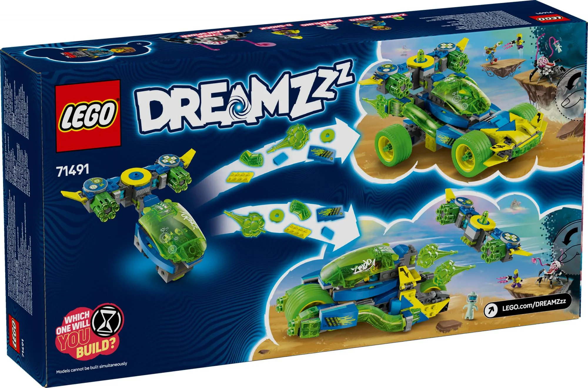 LEGO 71491 DREAMZzz Mateo with the Z-Blob Action Racing car