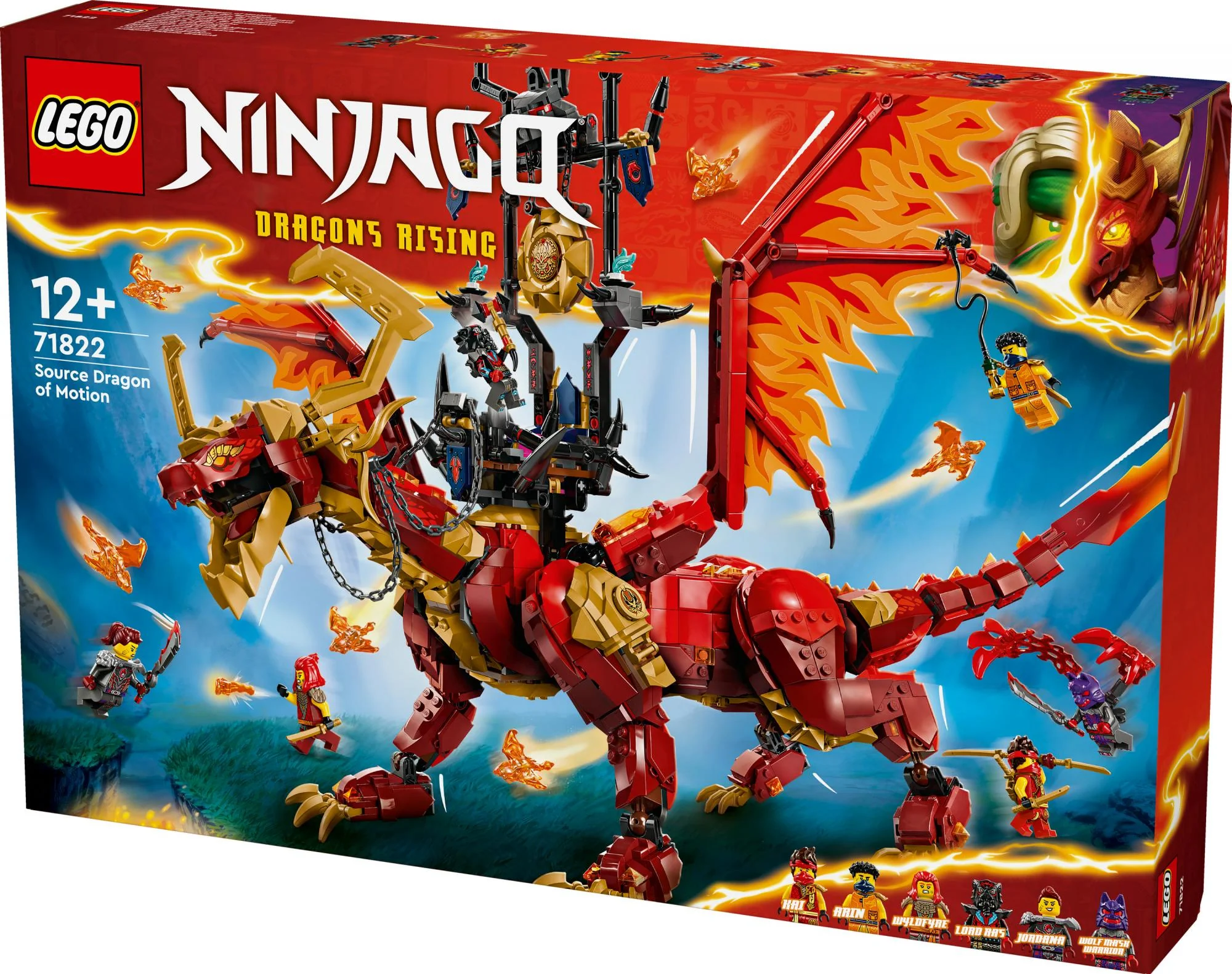 LEGO 71822 Ninjago Source Dragon of Movement