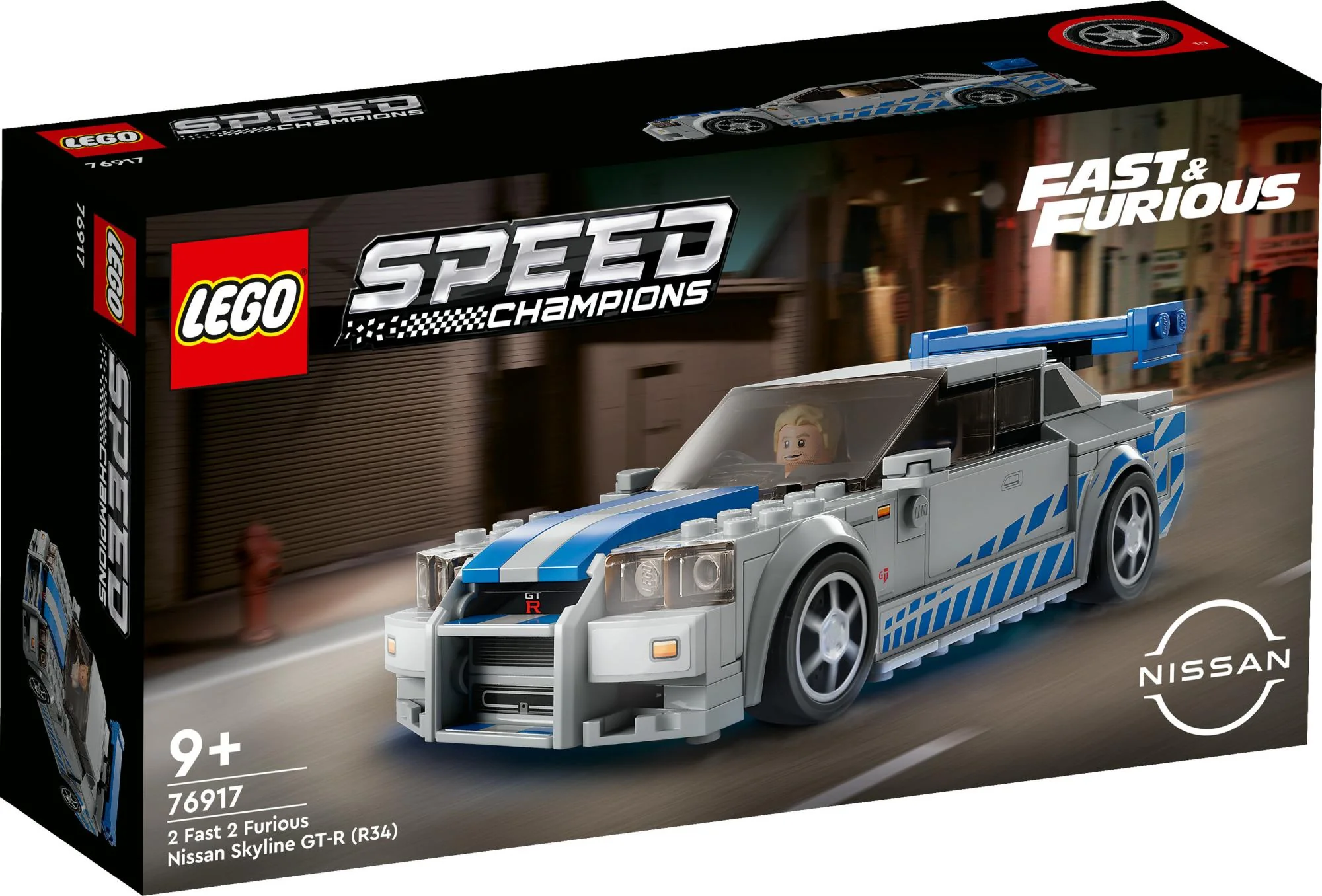 LEGO Speed Champions - 2 Fast 2 Furious Nissan Skyline GT-R R34 (76917)