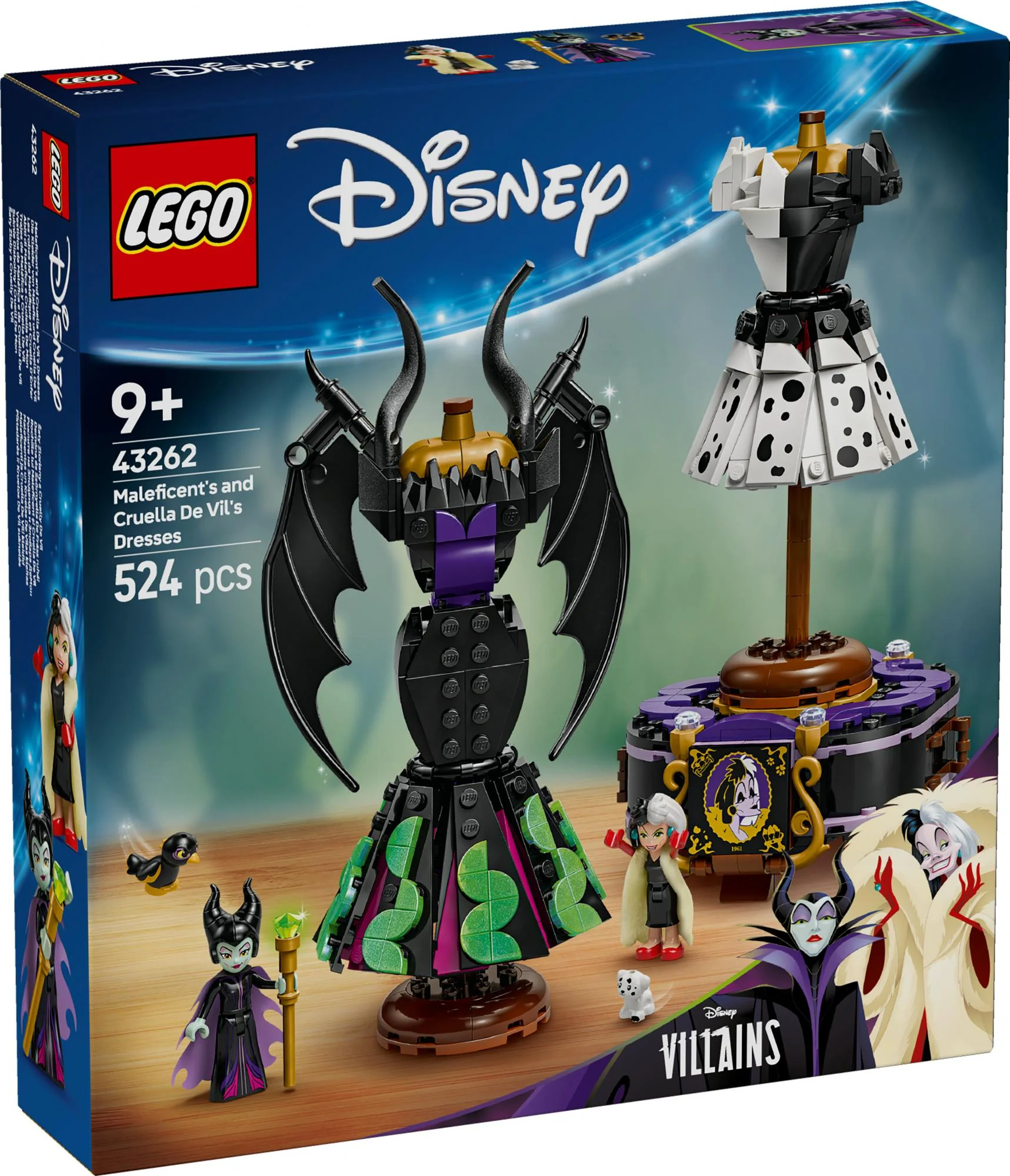 LEGO 43262 Disney Classic The Clothes of Maleficent & Cruella de Vil