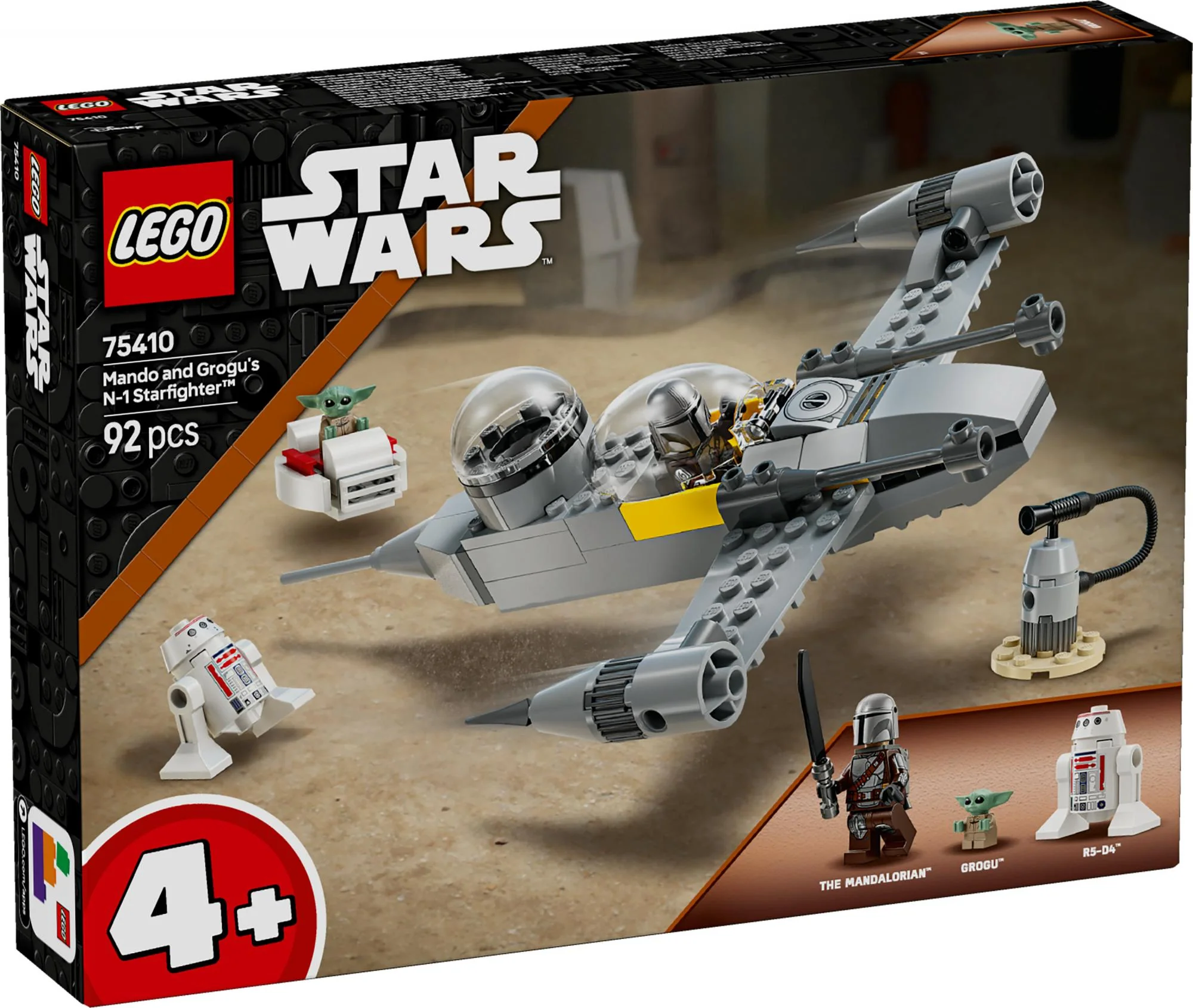 LEGO 75410 Star Wars Mando and Grogu's N-1 Starfighter