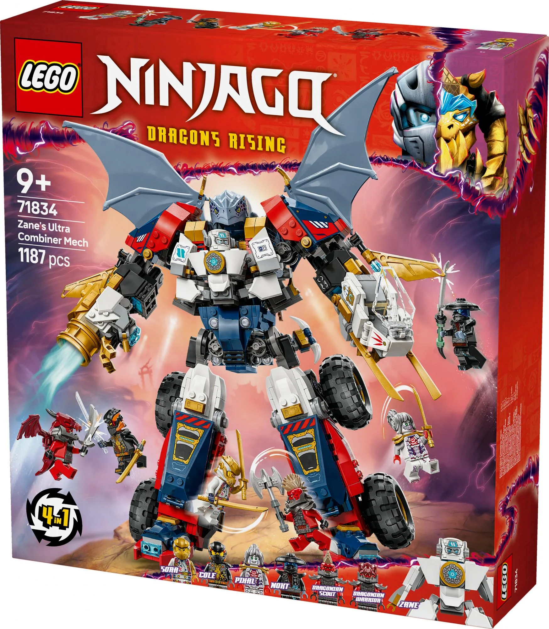 LEGO 71834 Ninjago Zane's Ultra Combo Mech