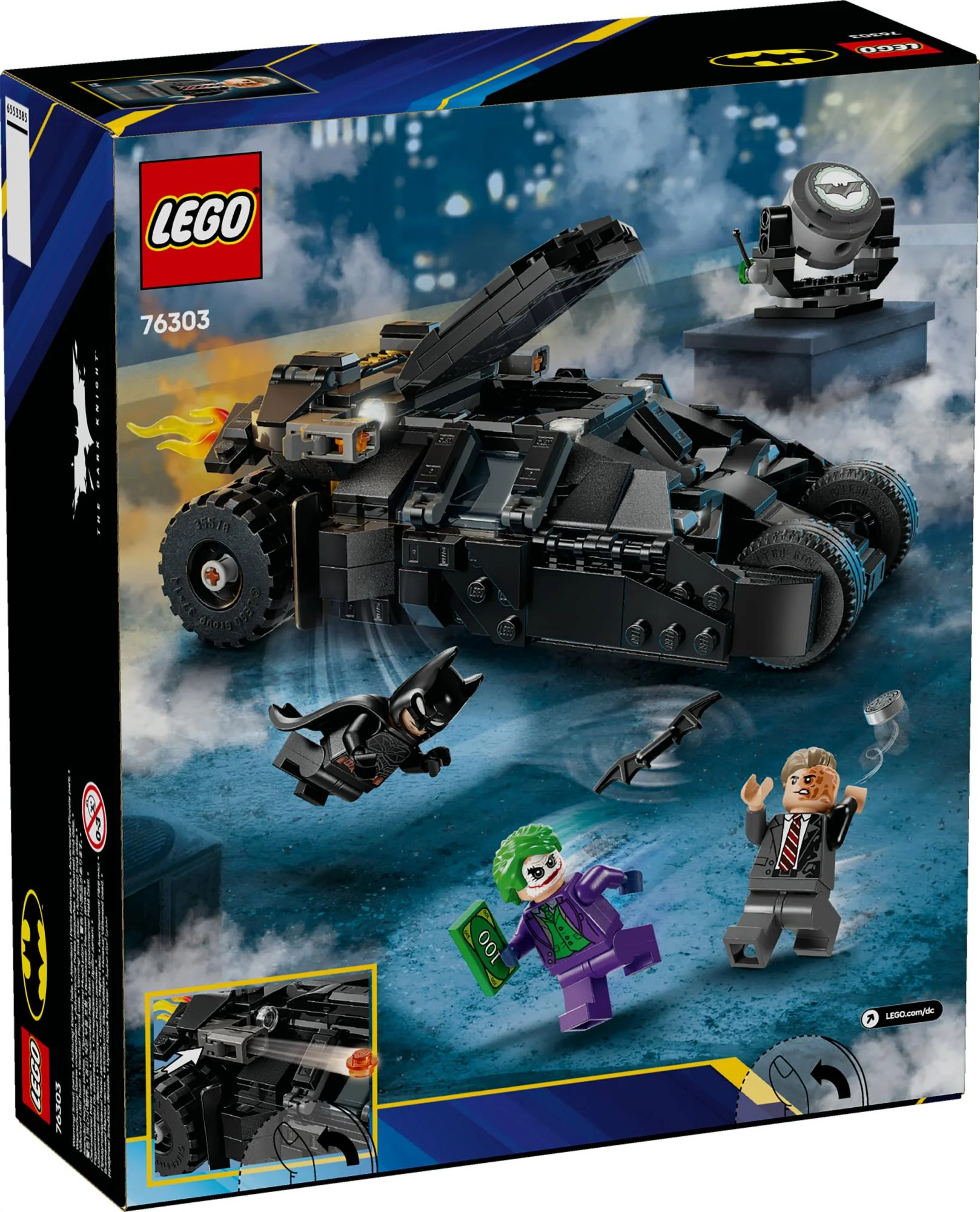 LEGO 76303 DC Super Heroes Batman Tumbler vs. Two Face & The Joker