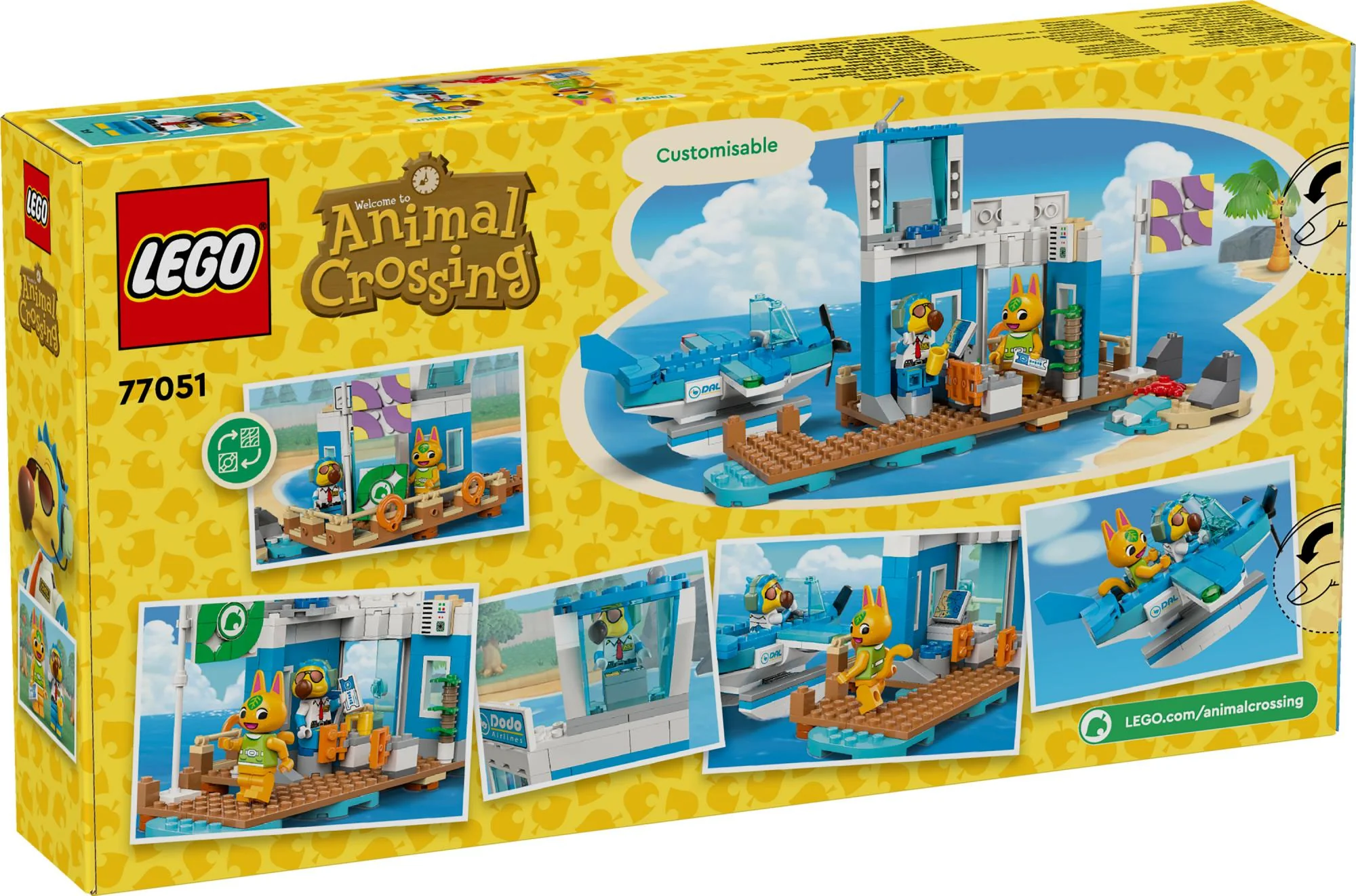 LEGO - Animal Crossing - Fly med Dodo Airlines (77051)