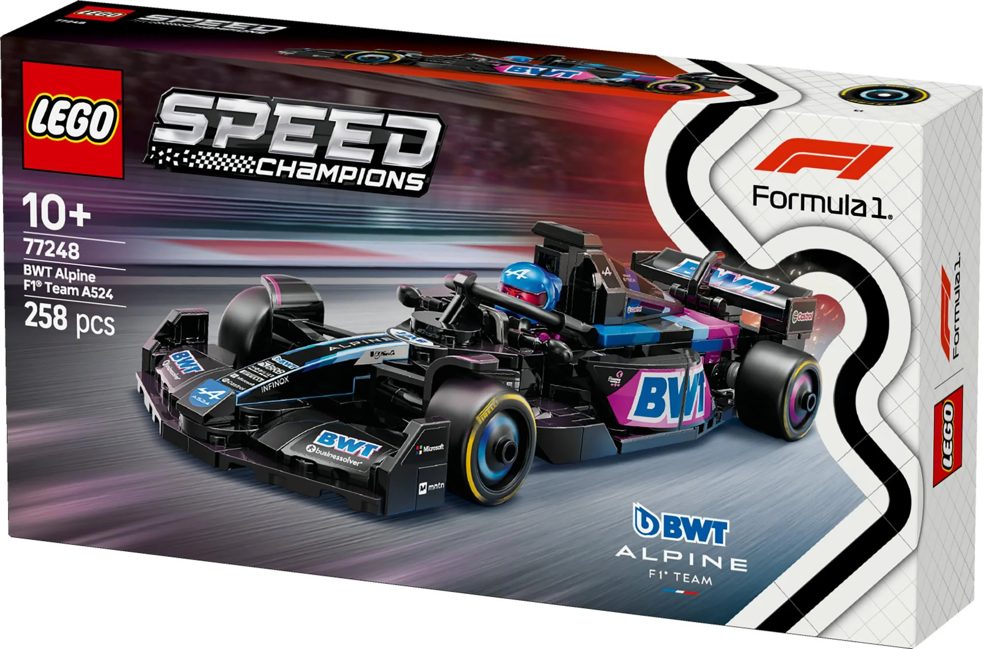 LEGO 77248 Speed Champions BWT Alpine F1 Team A524 Racing Car