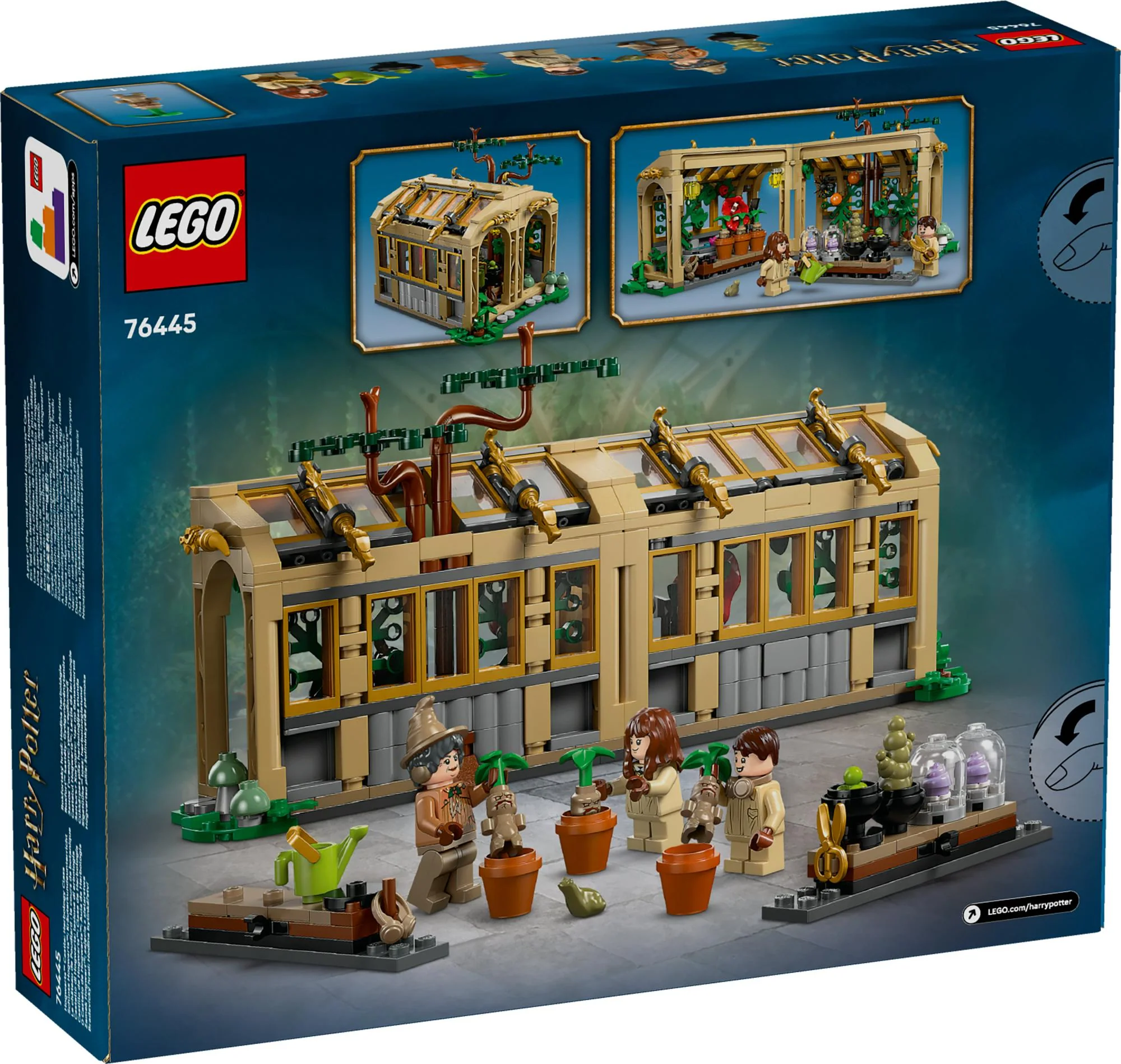 LEGO 76445 Harry Potter Hogwarts Castle: Herbology Class