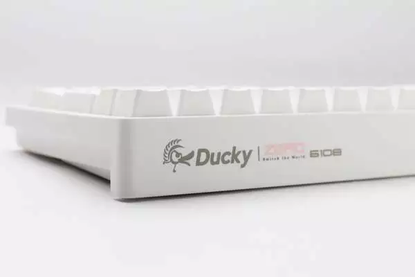 Ducky Zero - White  - Cherry Speed Silver - RGB - Trådløs