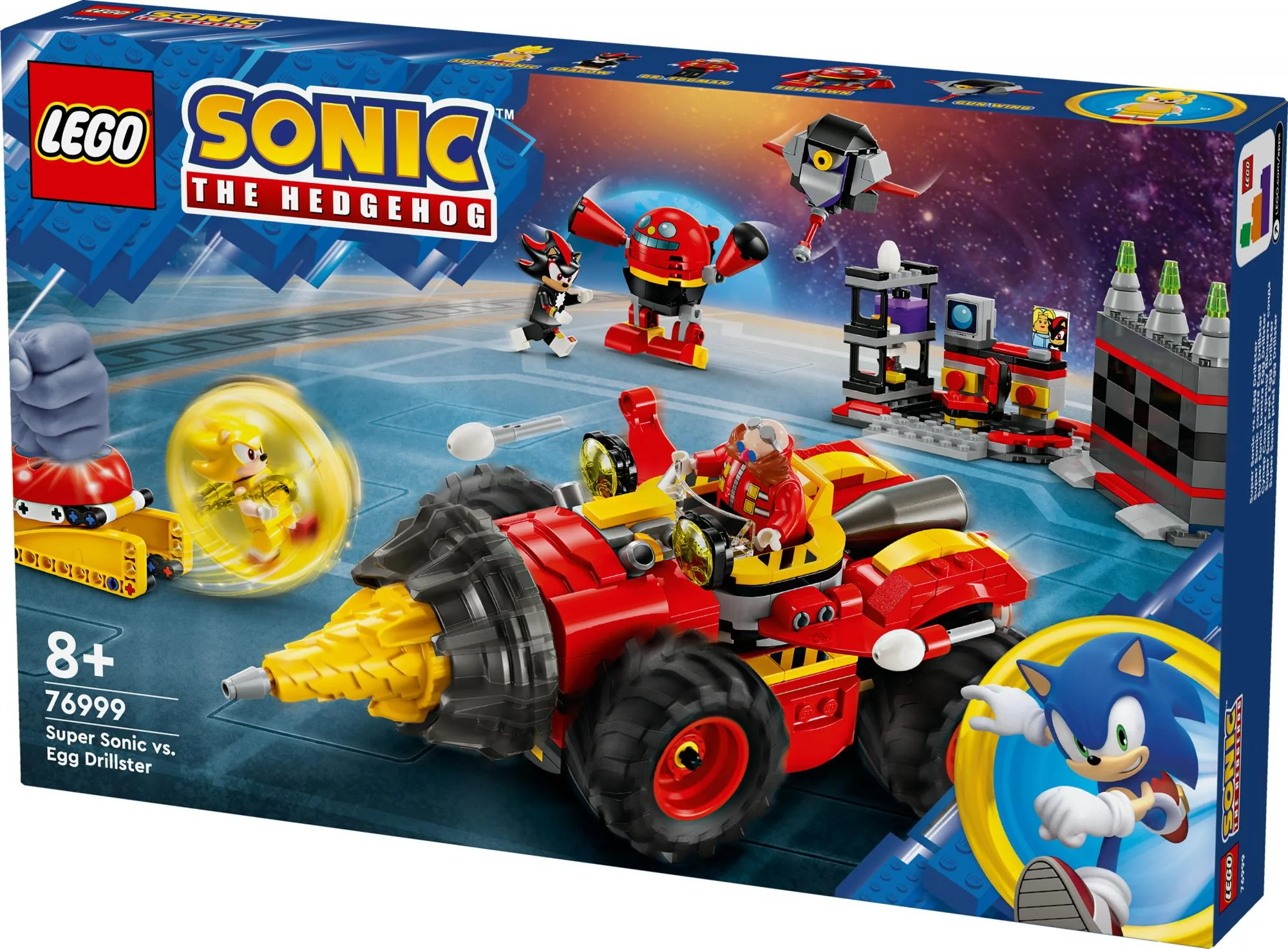 LEGO - Sonic - Super Sonic mod Egg Drillster (76999)