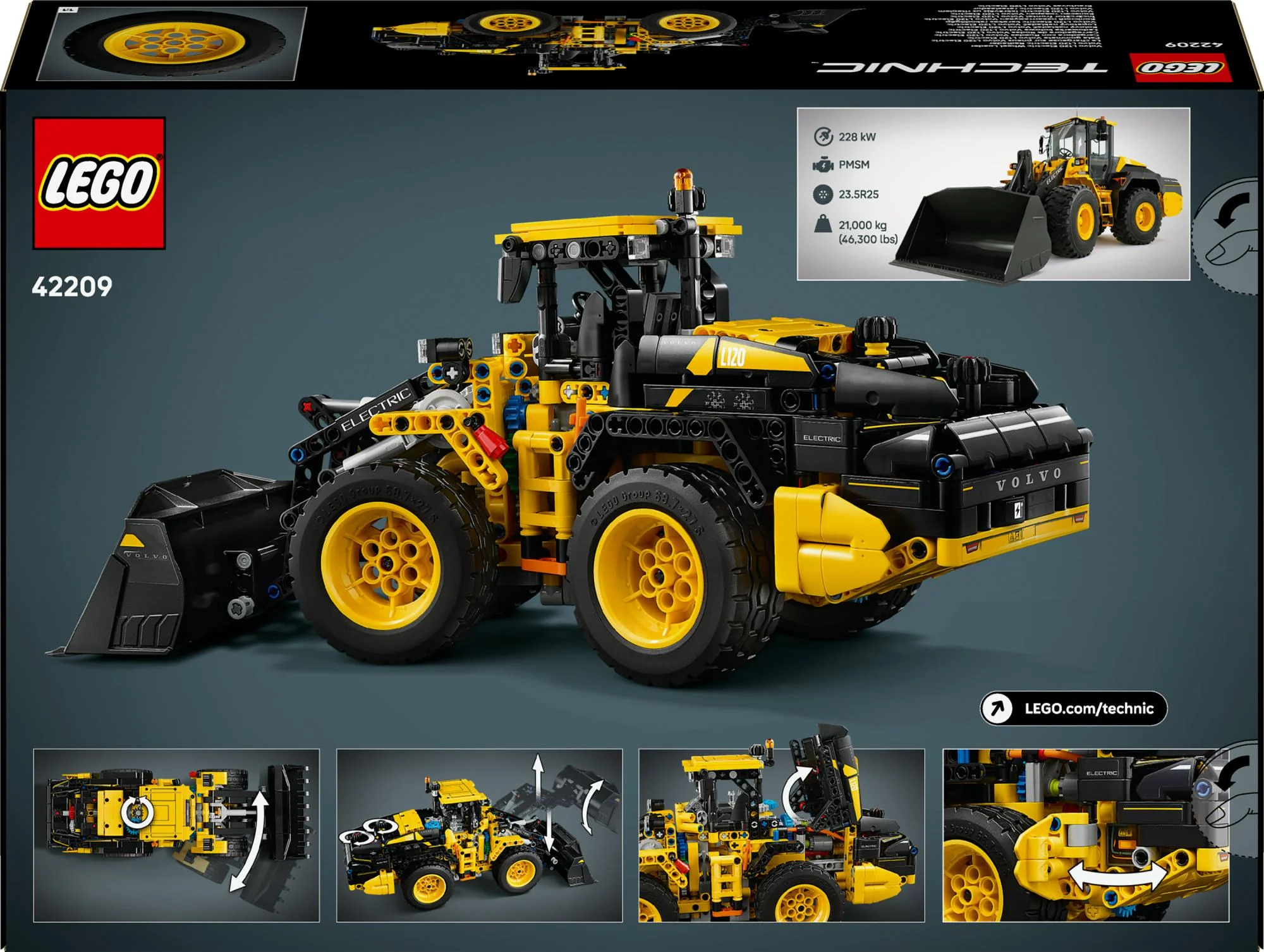 LEGO 42209 Technic Volvo L120 Electric Wheel Loader